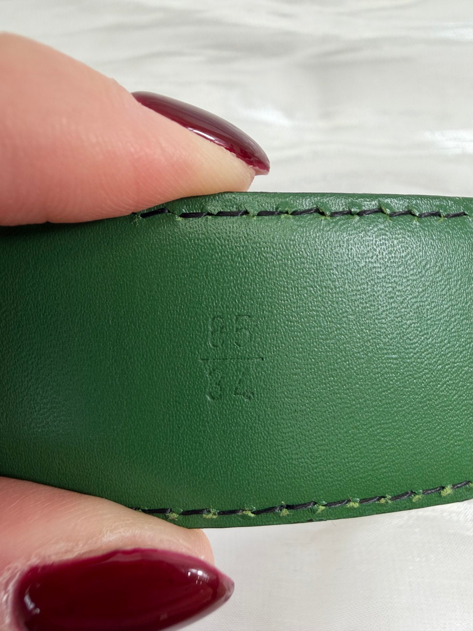 Louis Vuitton Green Epi Leather Tilsitt Belt Bag