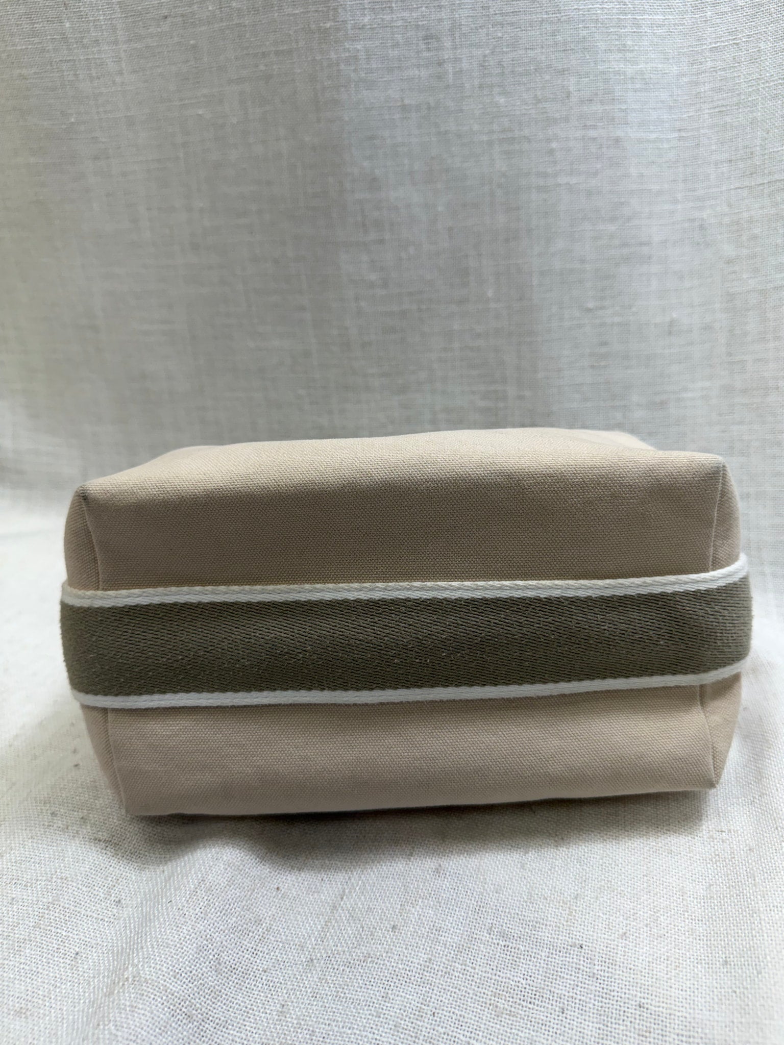 Hermes Cream Canvas Bride-A-Brac PM Case 