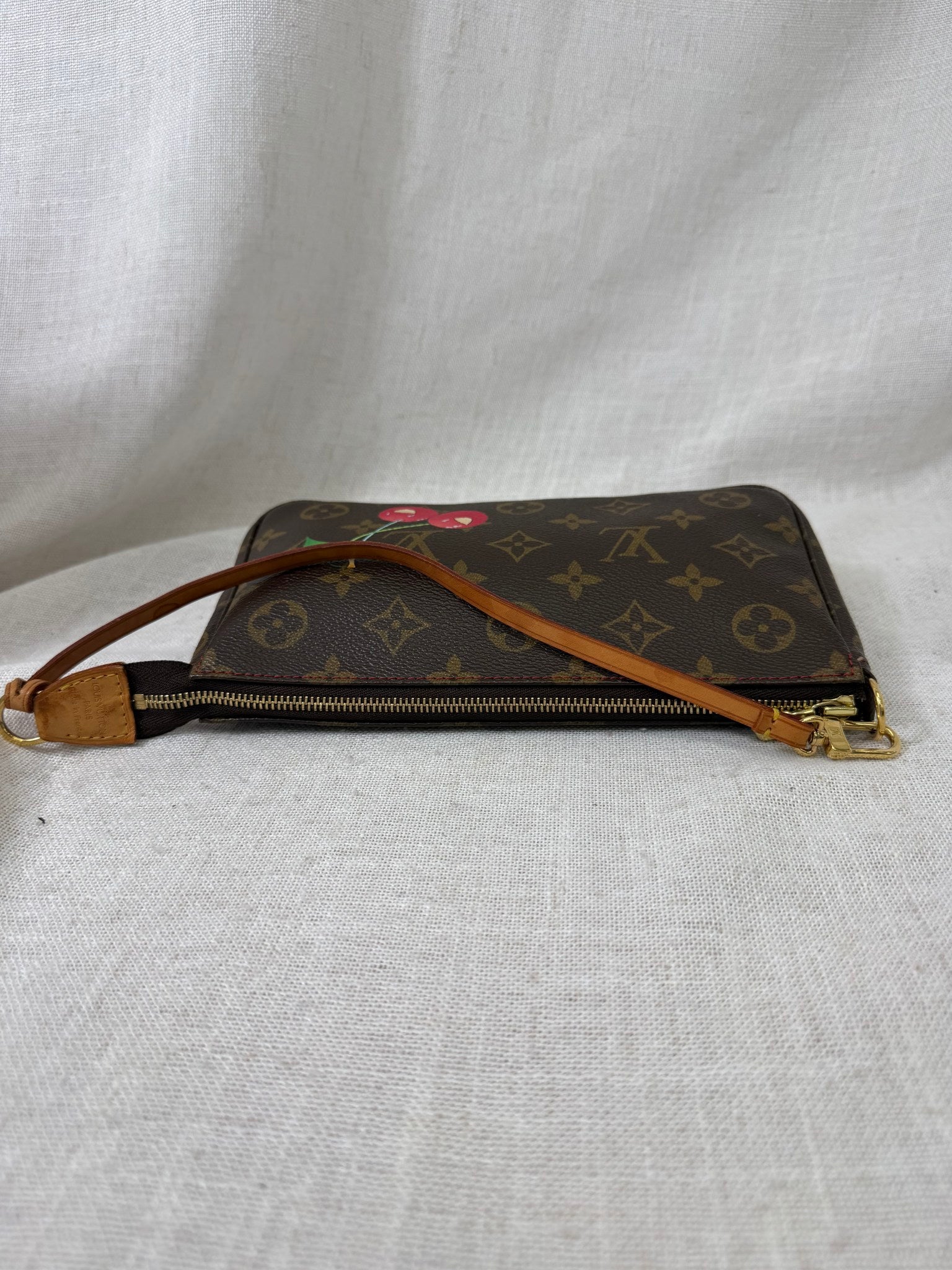 Louis Vuitton Monogram Cherries Pochette Handbag 