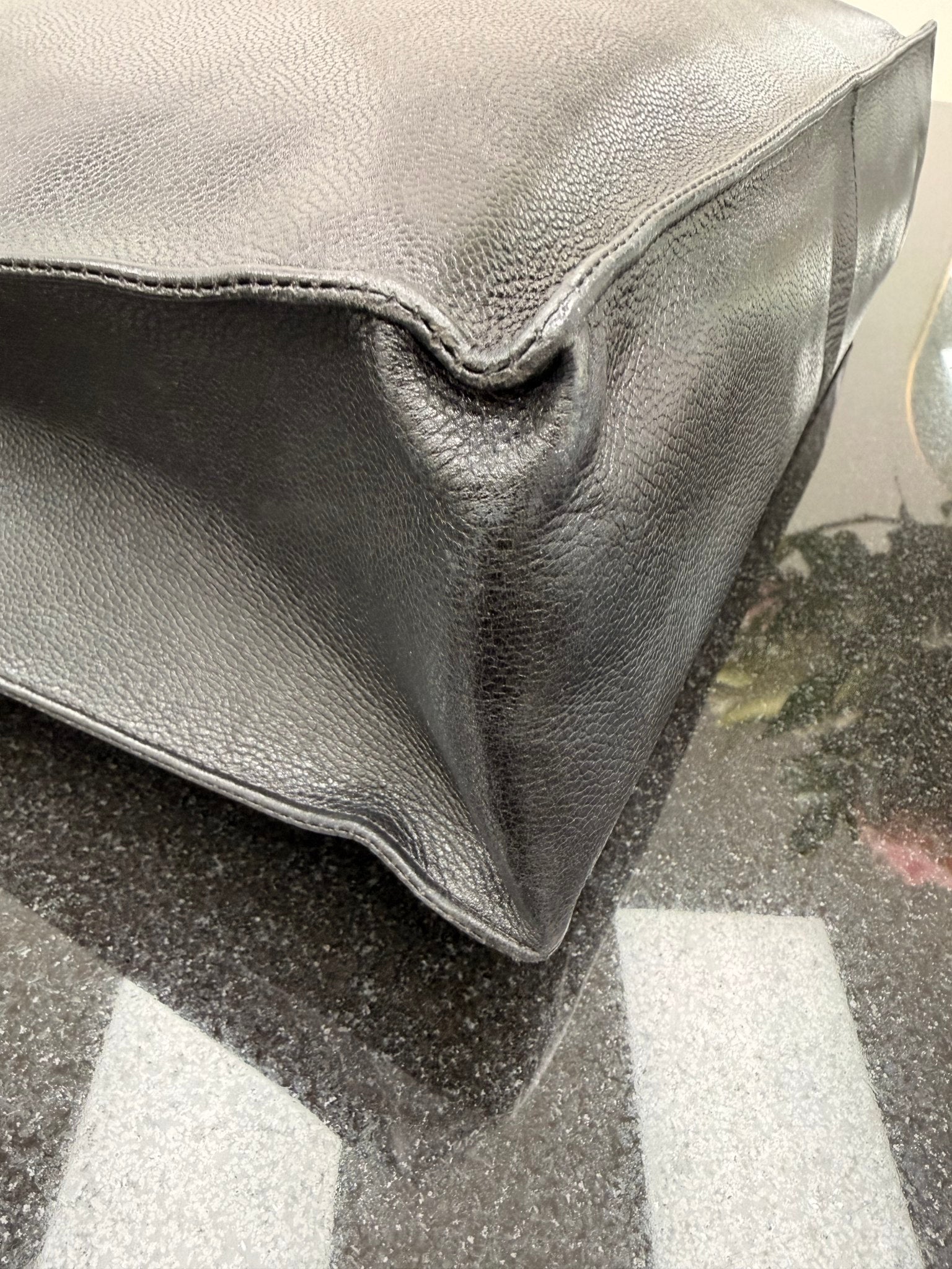 Chanel Black Caviar CC Tote 