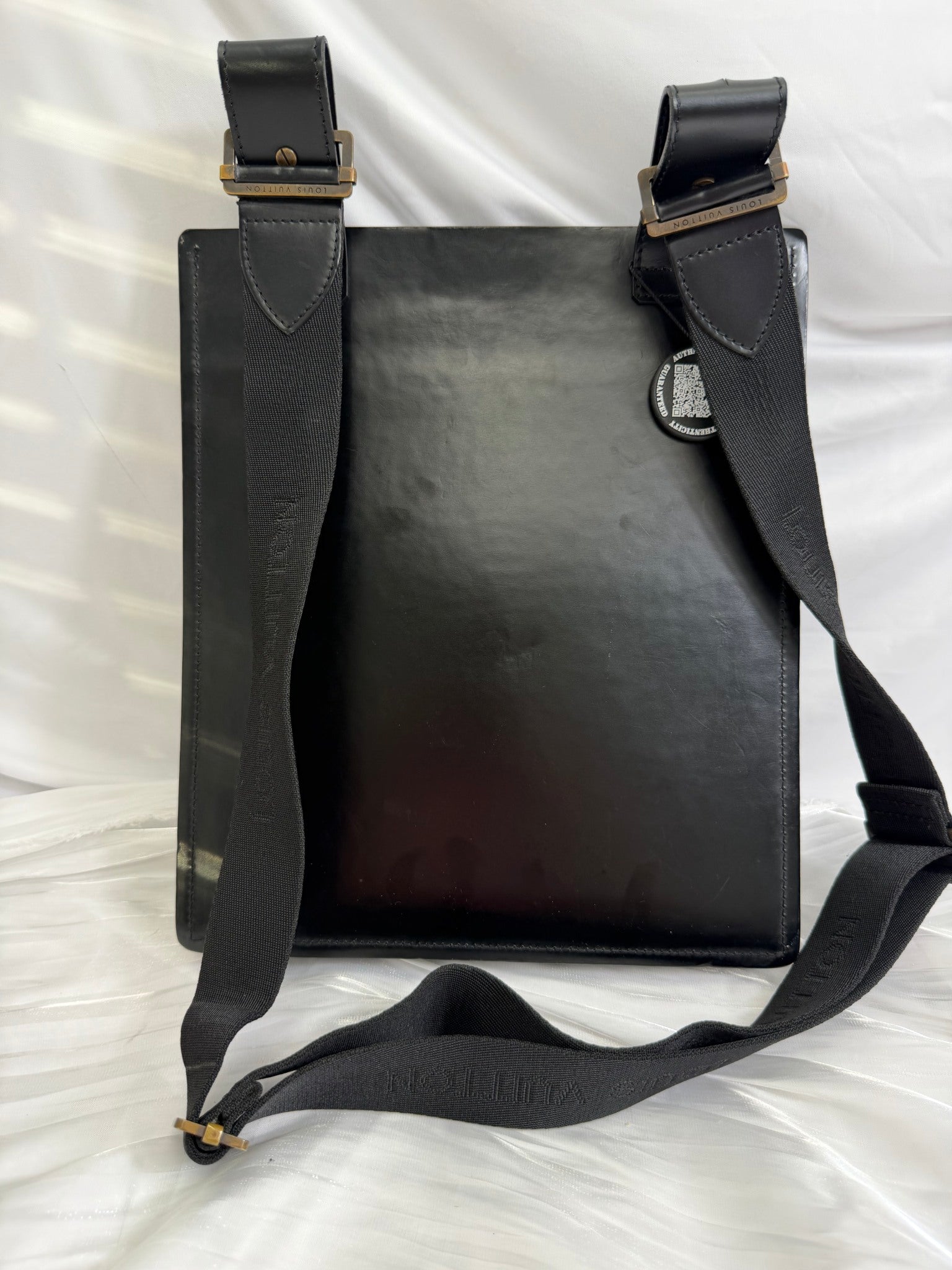 Louis Vuitton Black Leather Liege Fantasun Bag