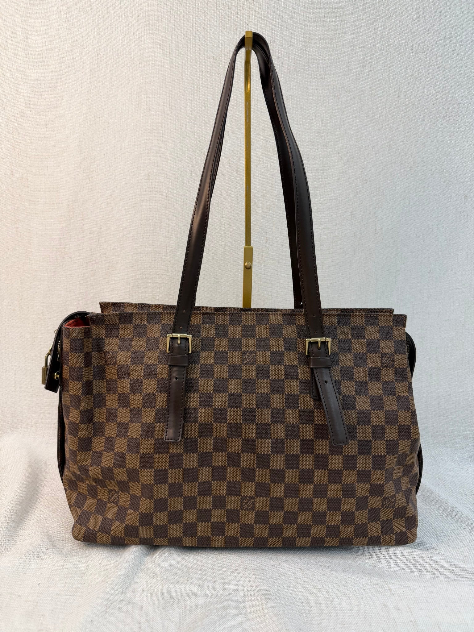 Louis Vuitton Damier Ebene Chelsea Tote Bag