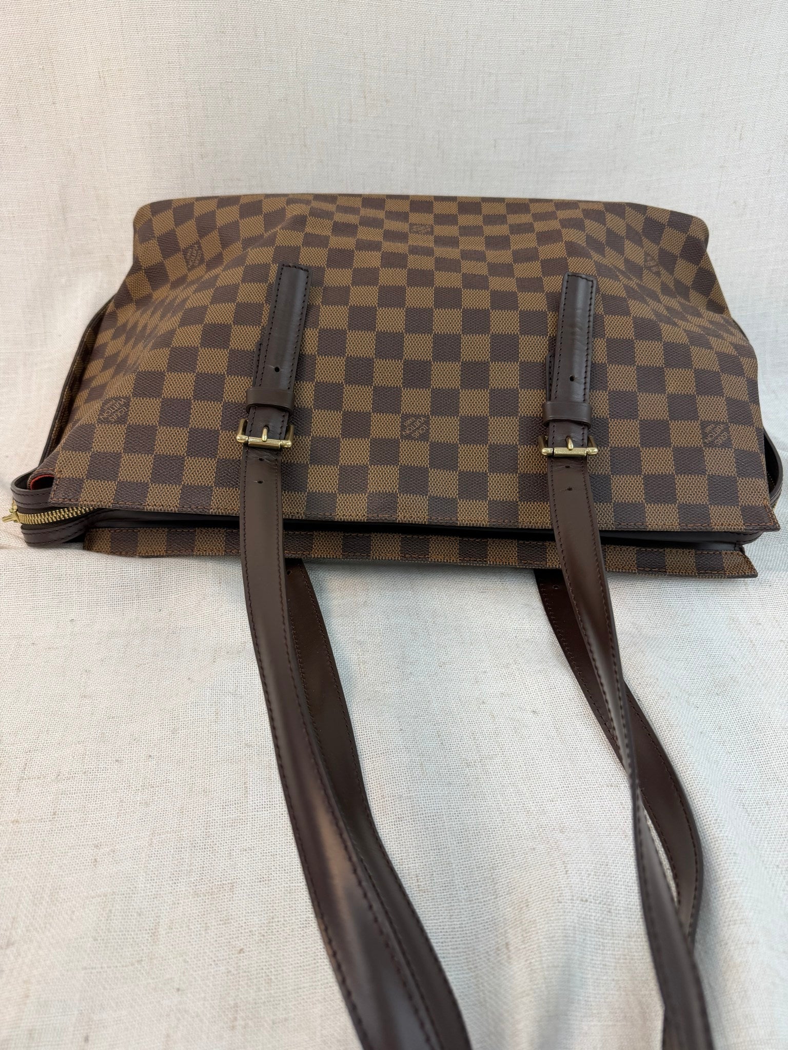Louis Vuitton Damier Ebene Chelsea Tote Bag