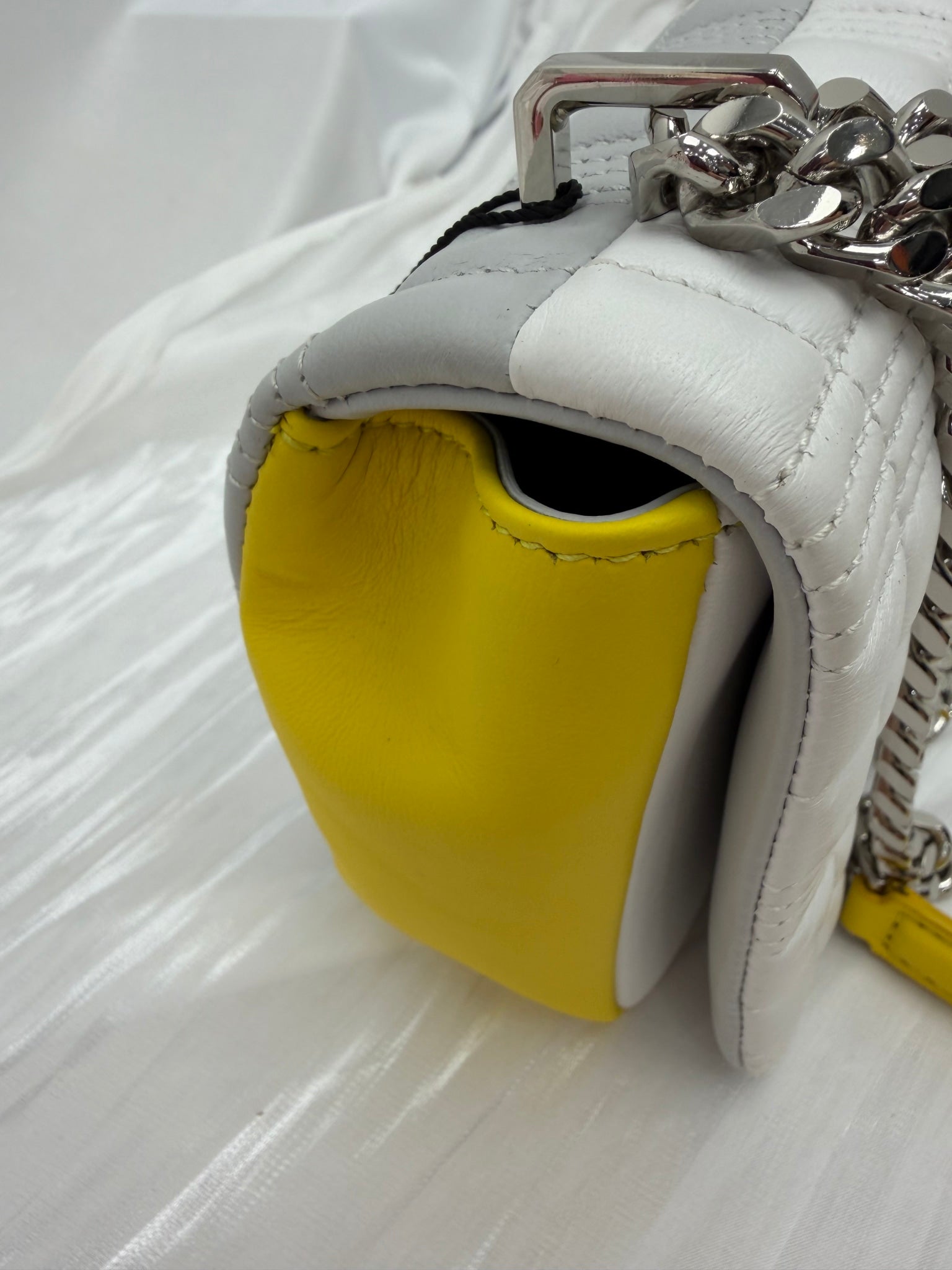 Burberry Tricolor Leather Colorblock Lola Crossbody Bag