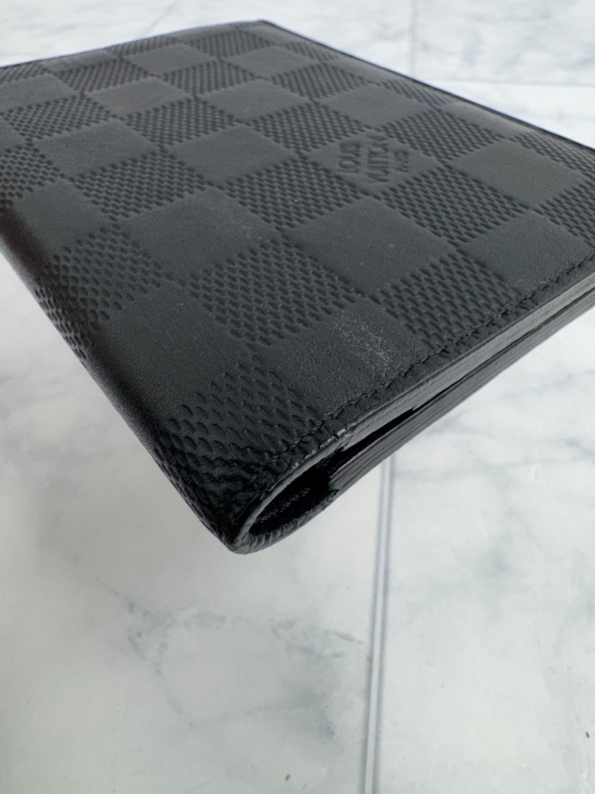 Louis Vuitton Black Damier Infini Leather Pocket Organizer