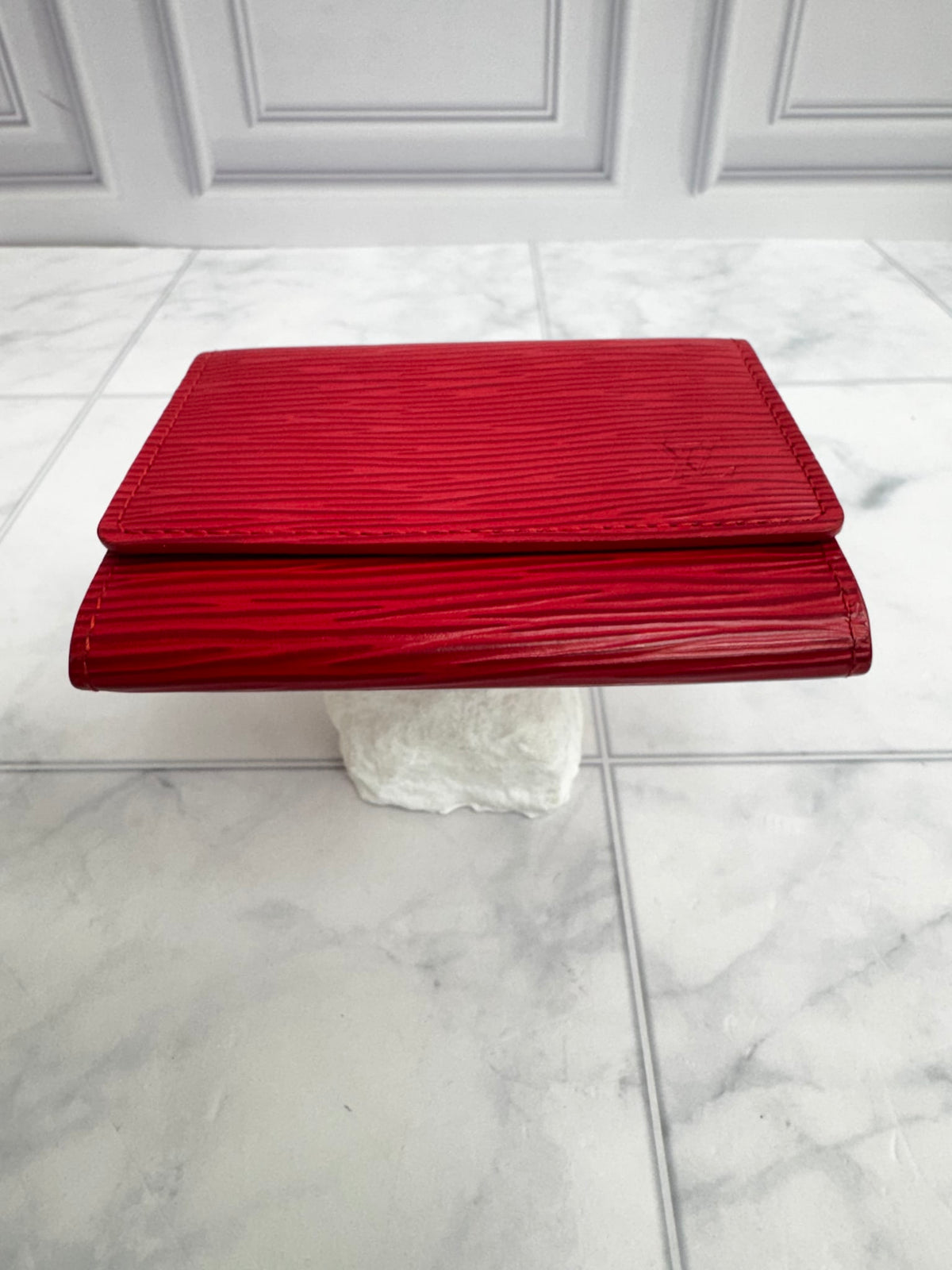 Louis Vuitton Red Epi Card Case