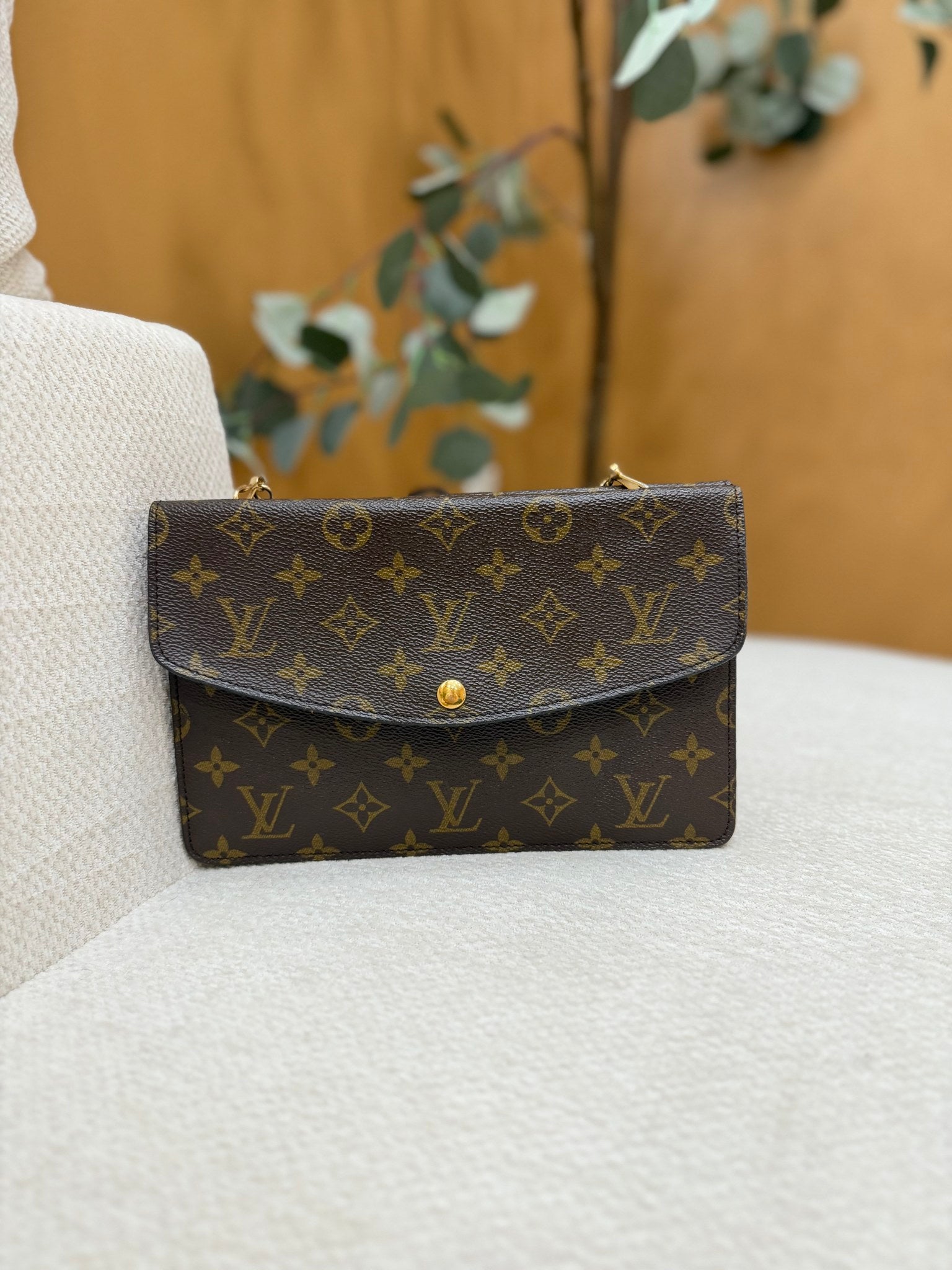 Louis Vuitton Monogram Double Rabat Shoulder Bag