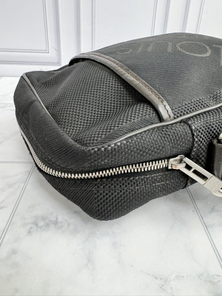 Louis Vuitton Black Canvas Damier Geant Citadin Crossbody Bag