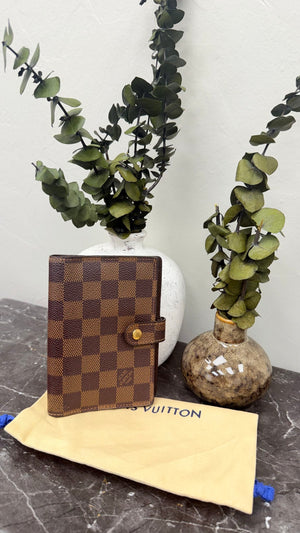 Louis Vuitton Damier Ebene Passport Agenda Cover PM