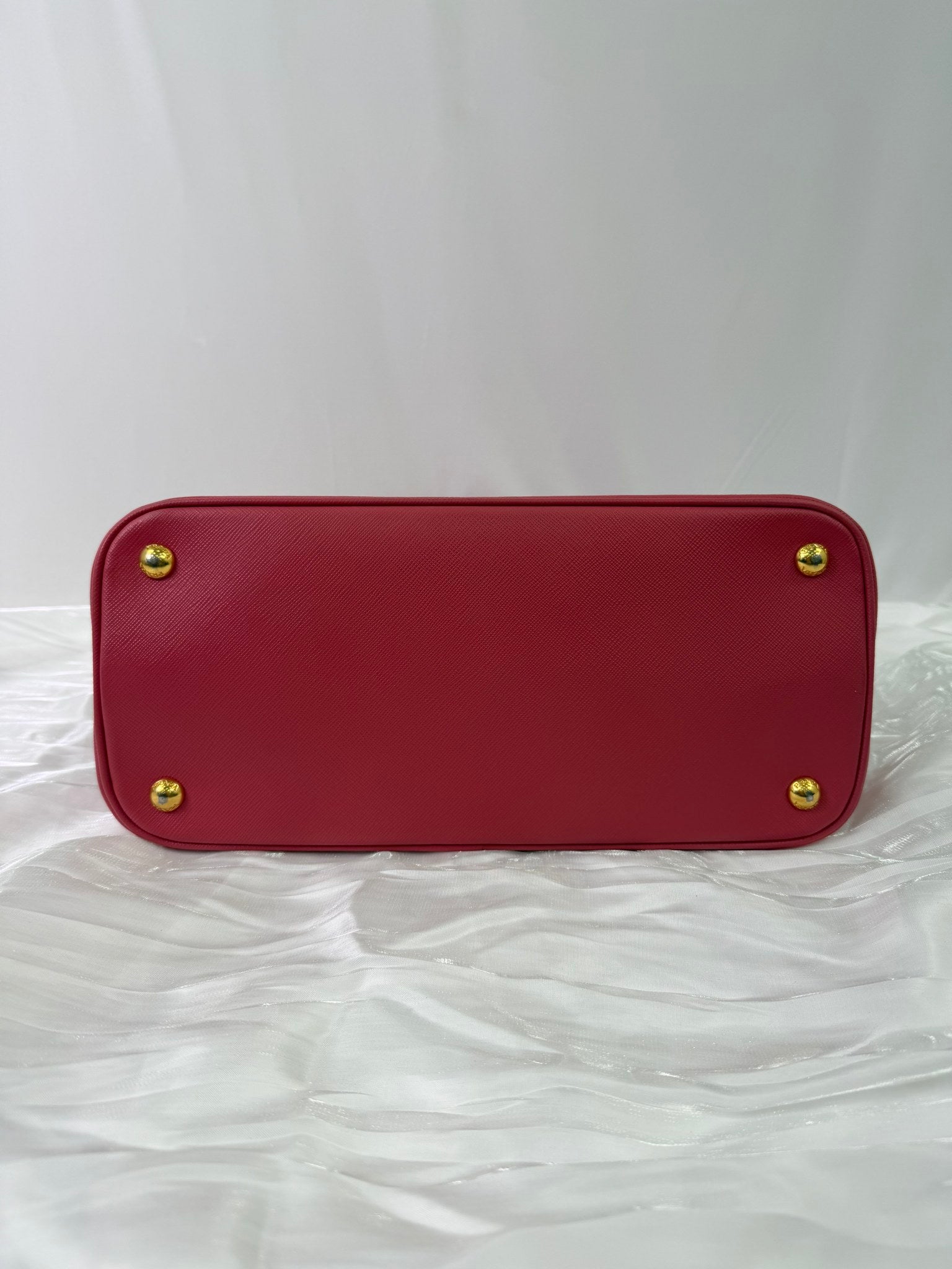 Prada Pink Saffiano Leather Dome Bag