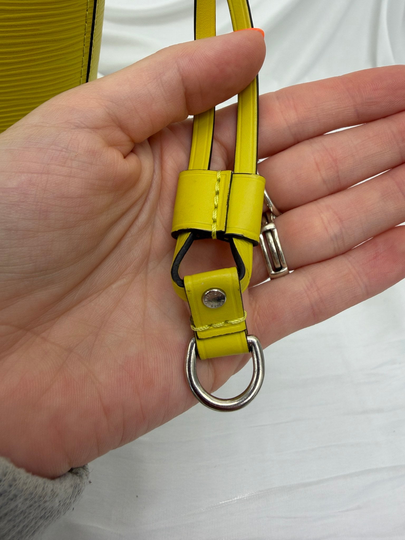 Louis Vuitton Yellow Epi Neverfull MM 