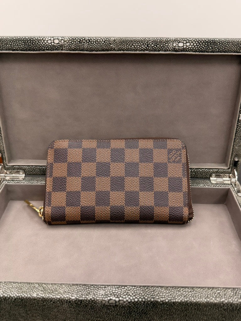 Louis Vuitton Damier Ebene Zippy Compact Wallet