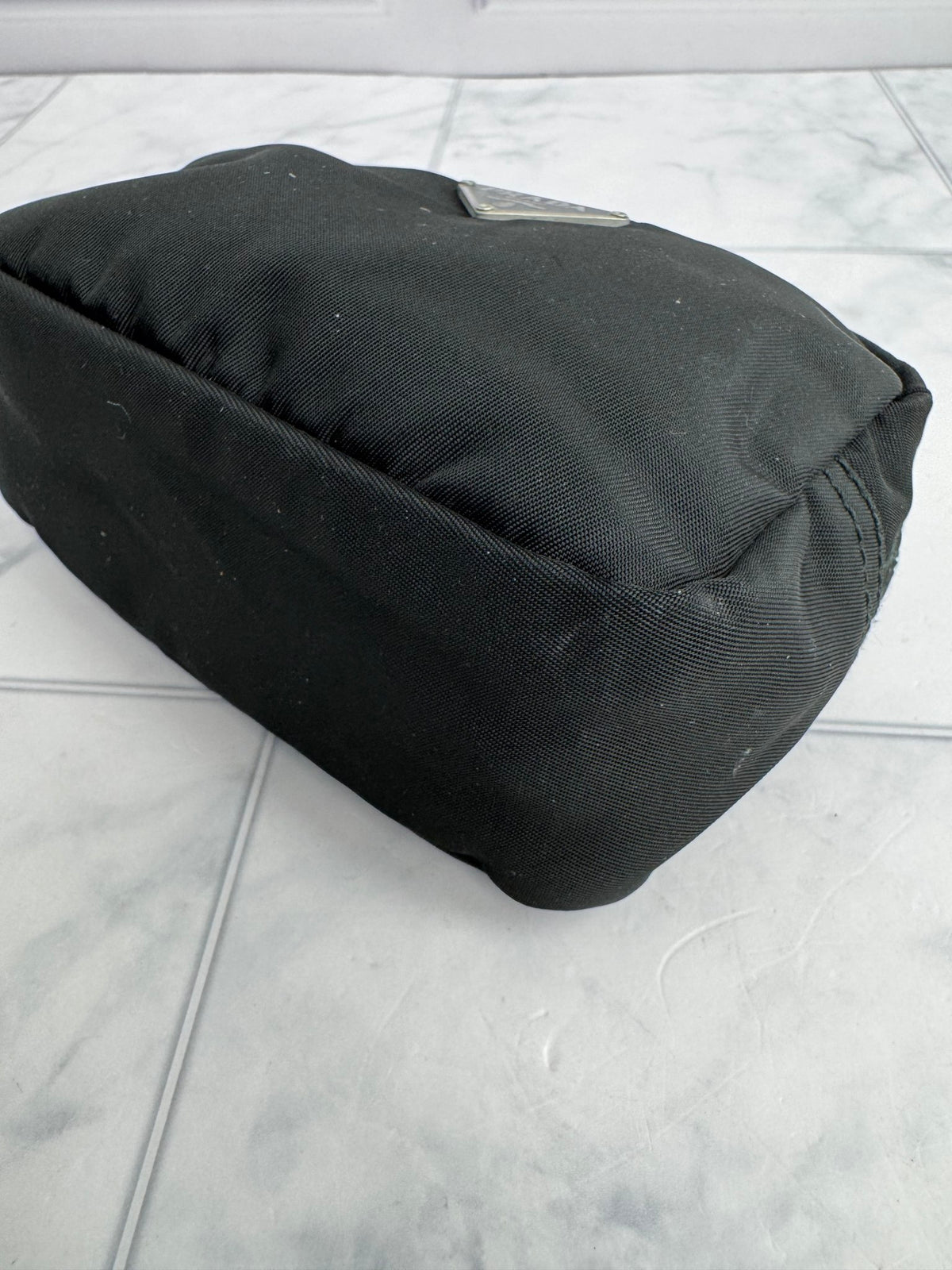 Prada Black Nylon Cosmetic Pouch