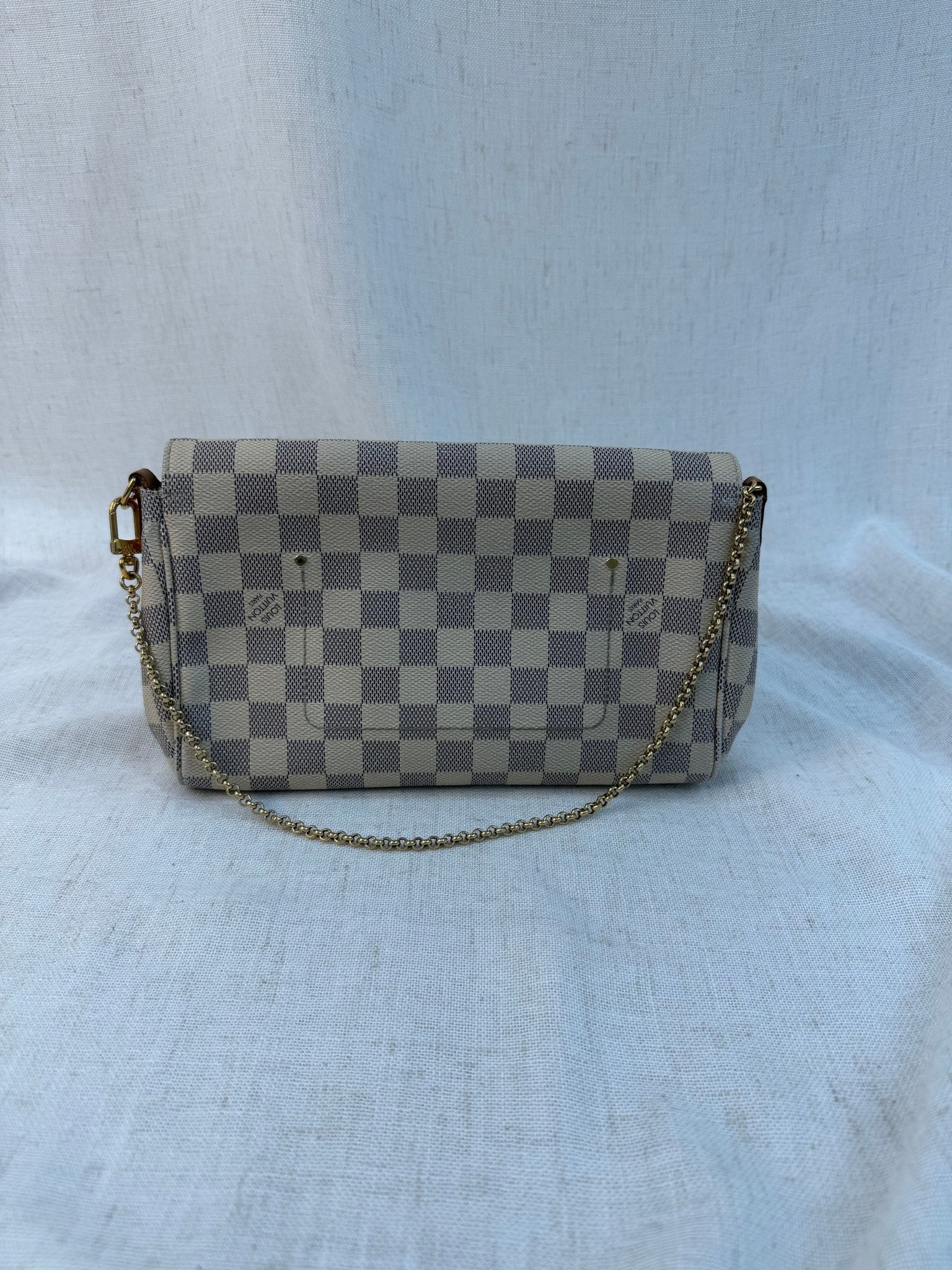 Louis Vuitton  Damier Azur Favorite MM Shoulder Bag