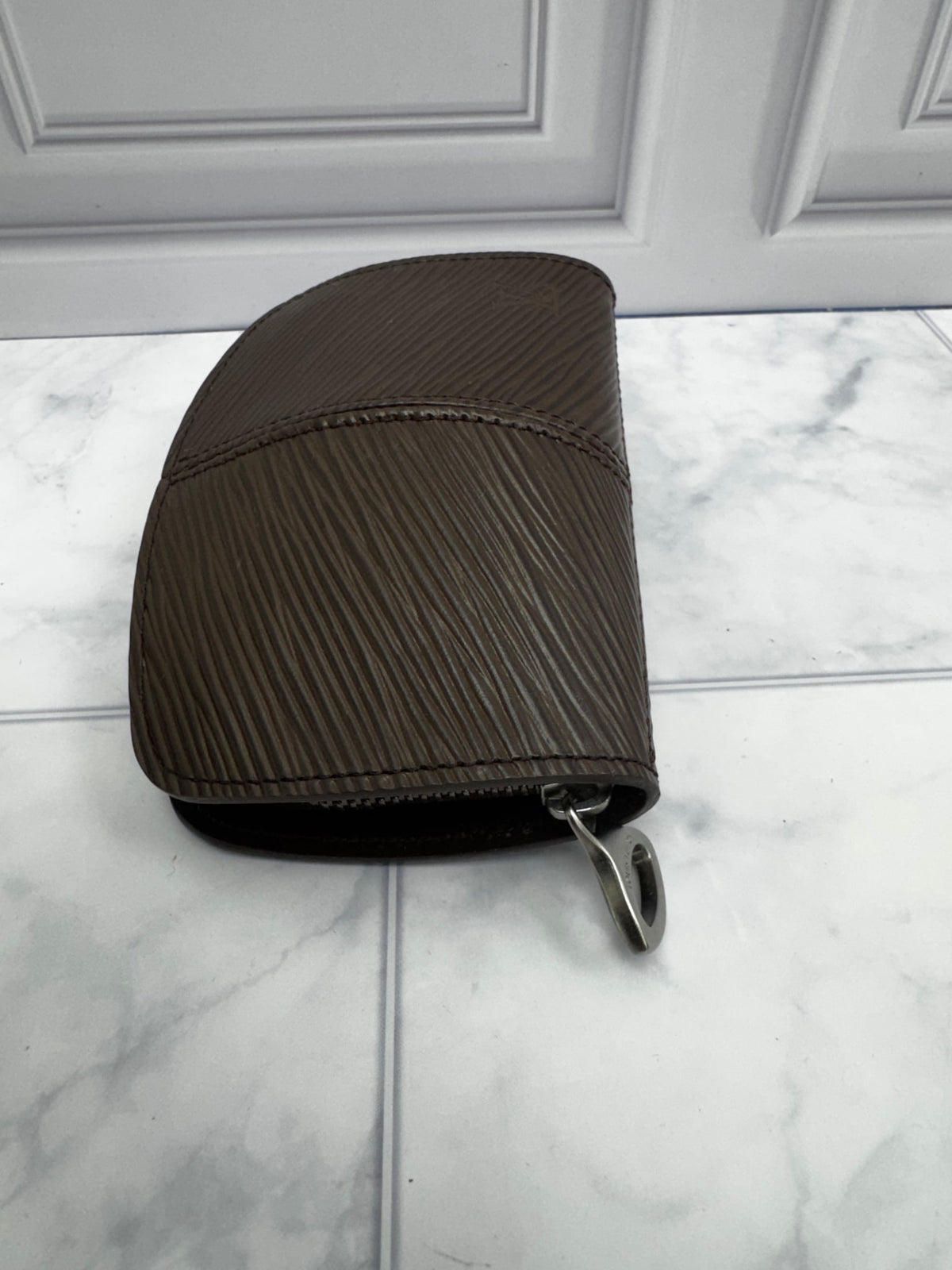 Louis Vuitton Brown Epi Leather Demi Lune Zippy Coin Purse