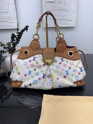 Louis Vuitton White Multicolor Monogram Ursula Bag