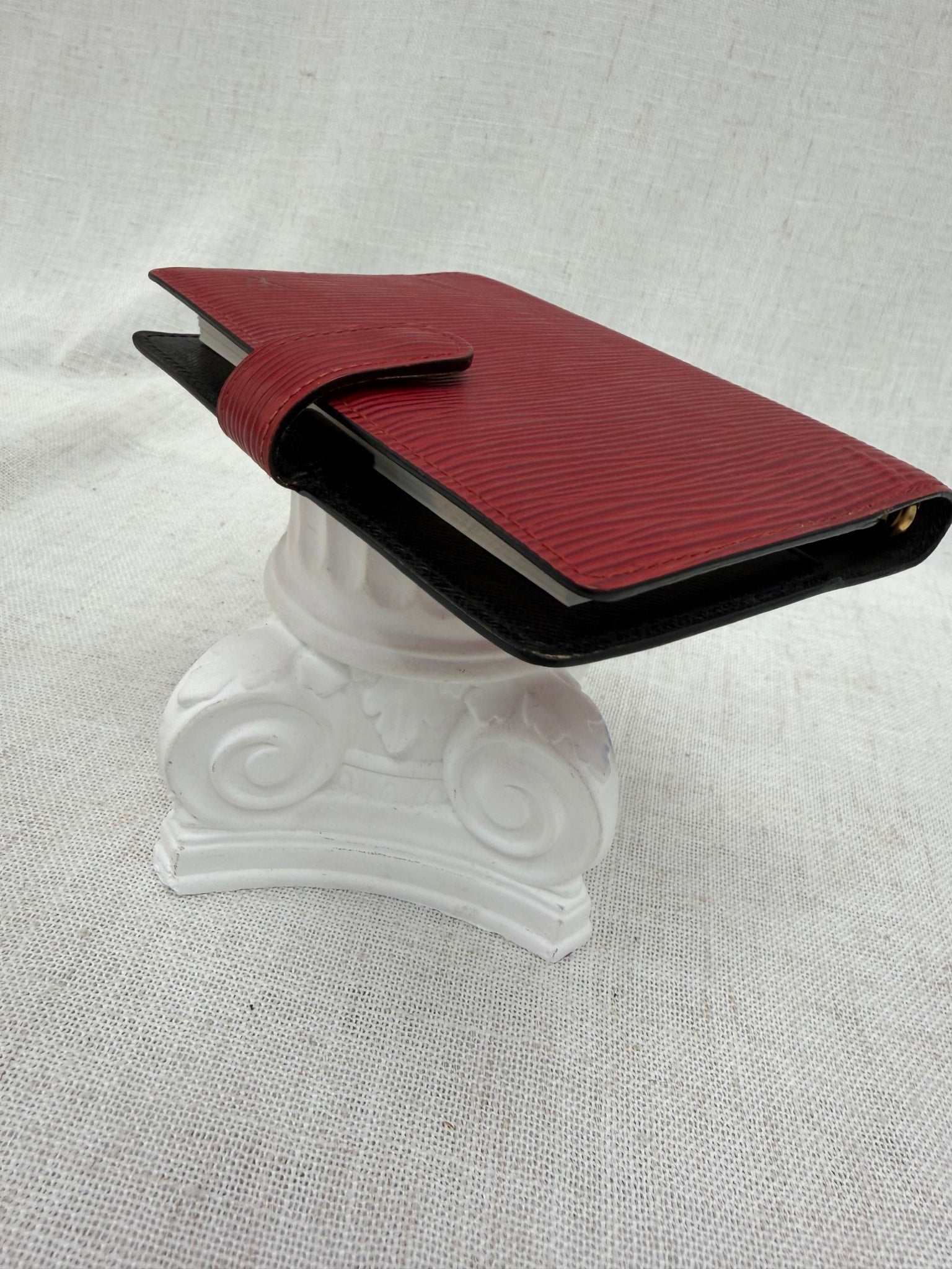 Louis Vuitton Red Epi Passport Agenda PM