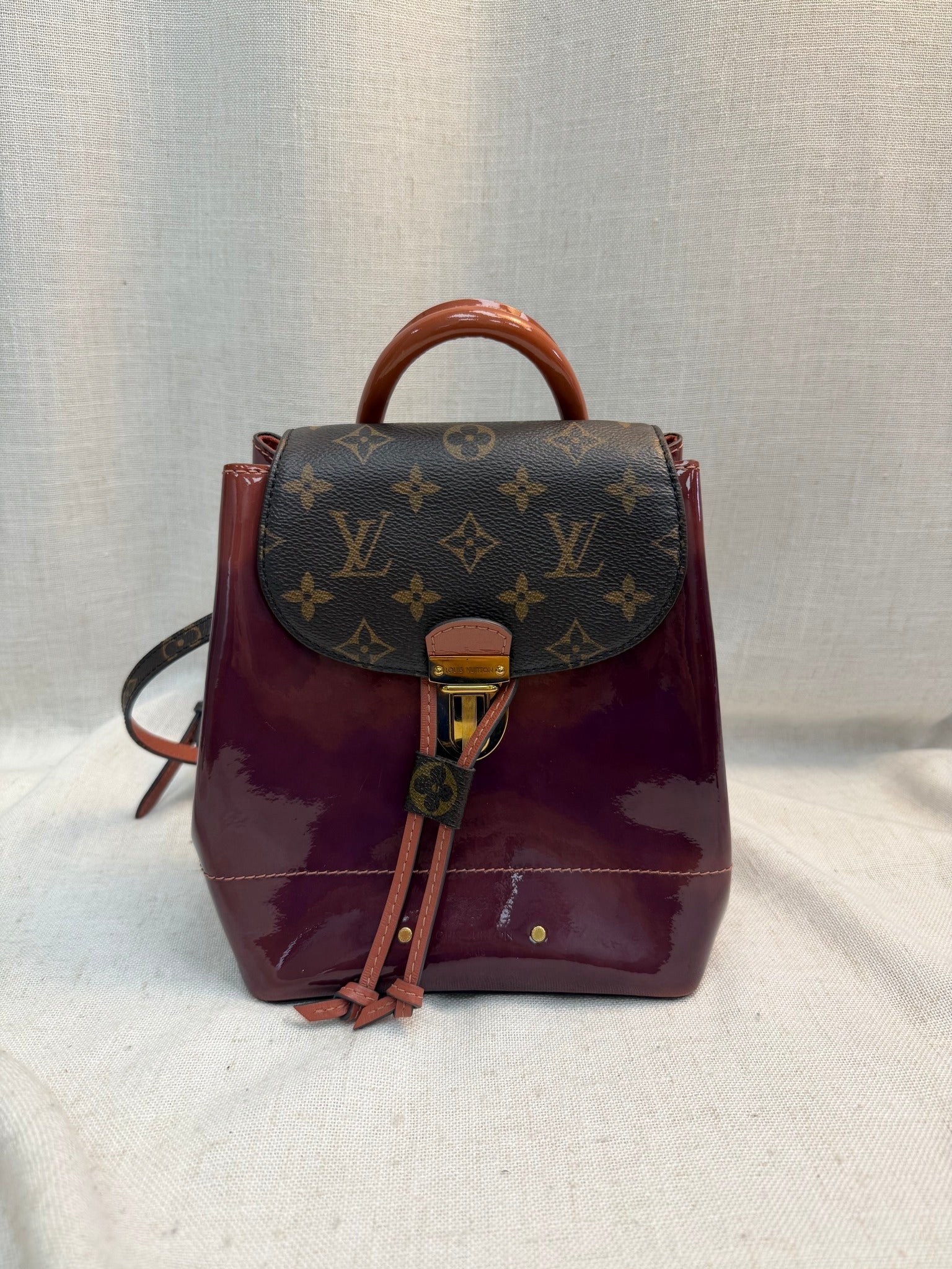 Louis Vuitton Multicolor Vernis Leather Hot Springs Backpack 