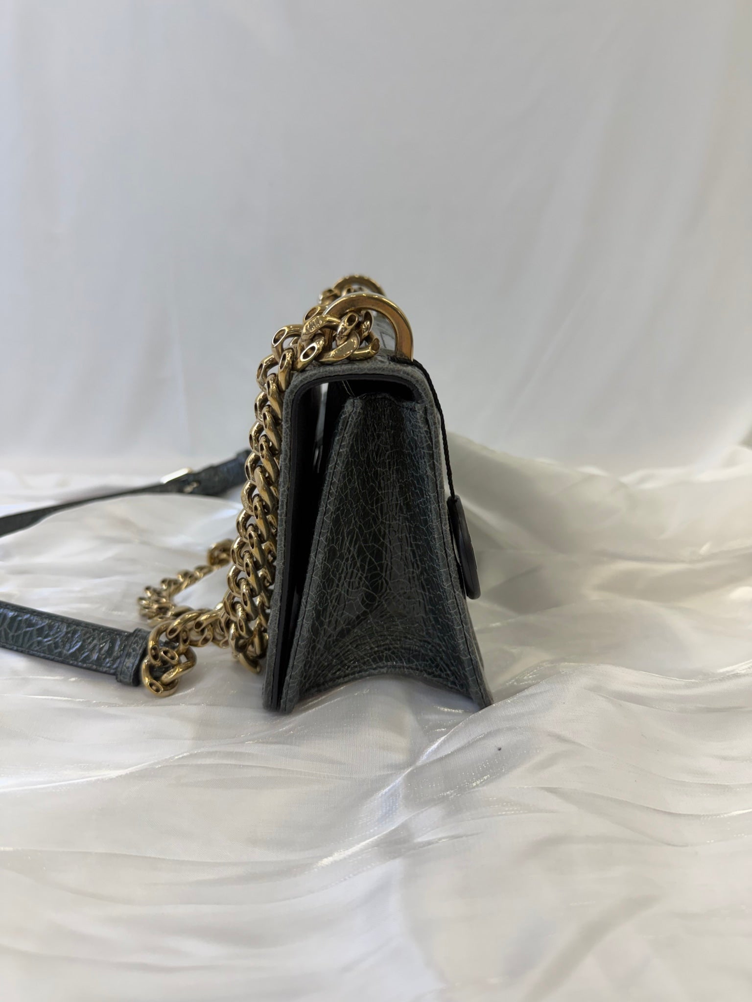 Christian Dior Multicolor Leather Diorama Club Flap Bag