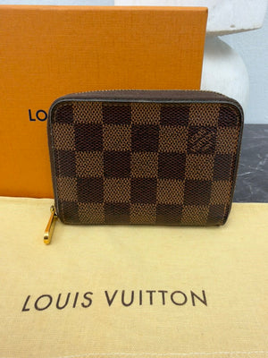 Louis Vuitton Damier Ebene Zippy Coin Purse