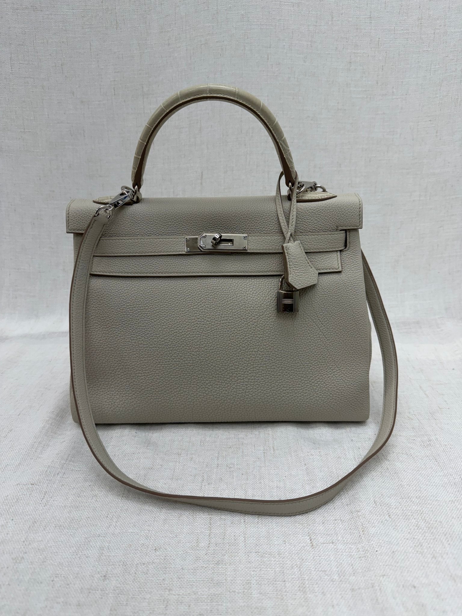Hermes Benton Togo Matte Alligator Kelly 32 Retour