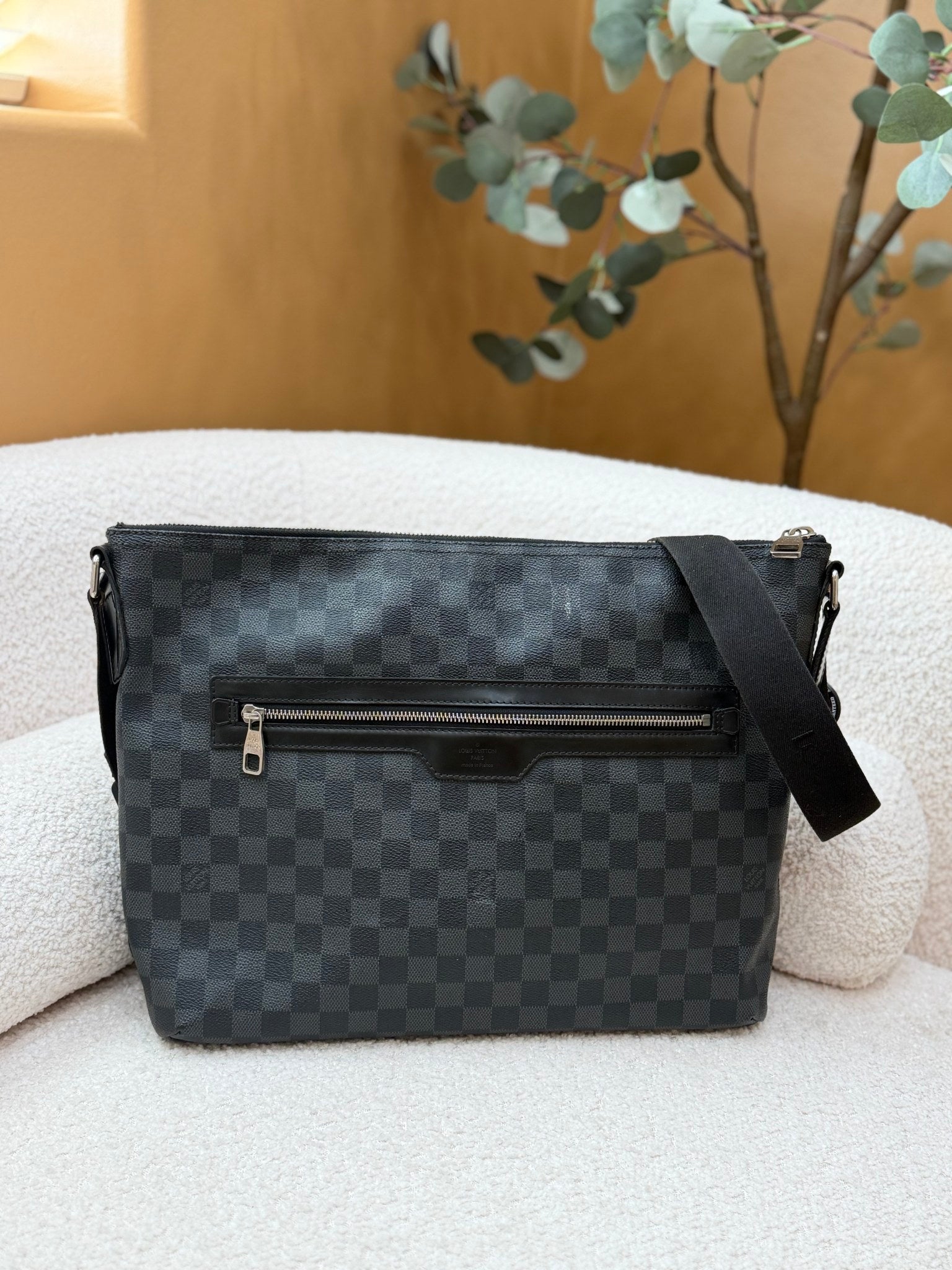 Louis Vuitton Damier Graphite Mick MM Shoulder Bag