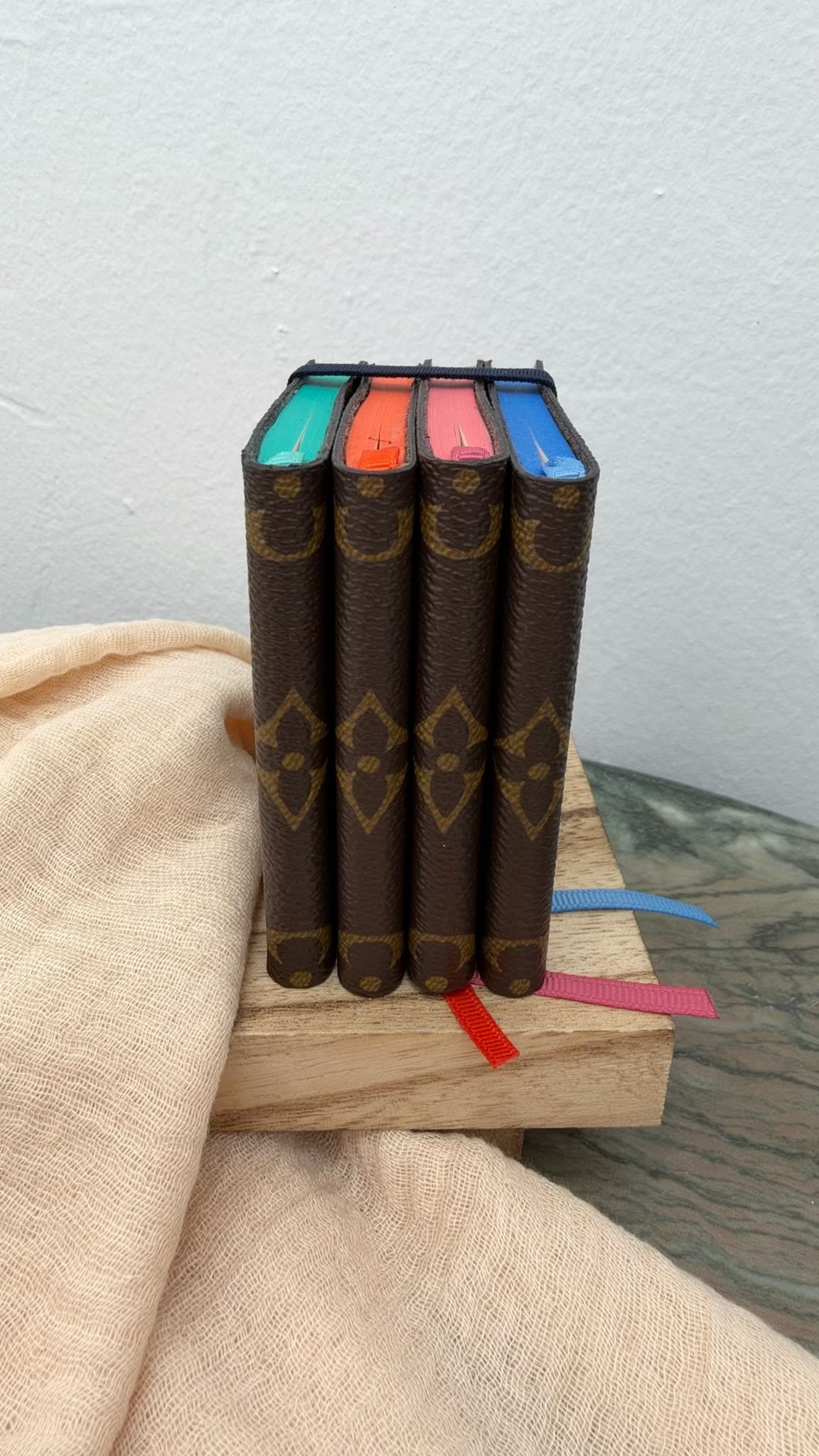 Louis Vuitton Monogram Mini Jules Notebook Set of 4