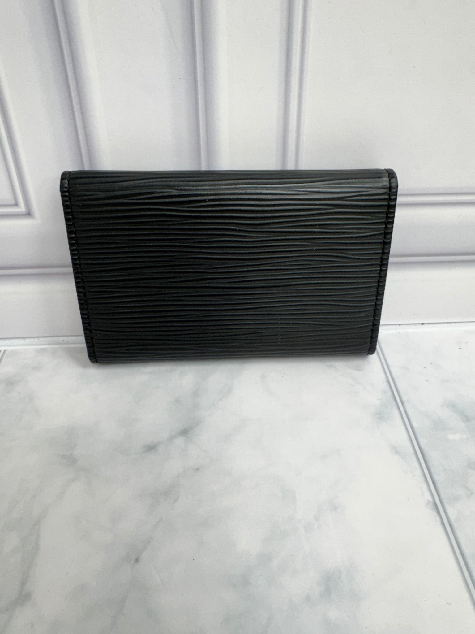 Louis Vuitton Black Epi Key Case