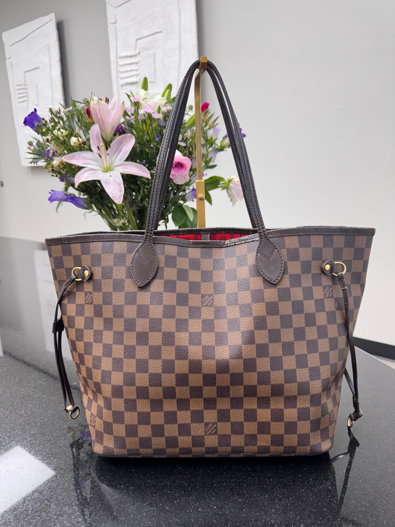 Louis Vuitton Damier Ebene Neverfull MM