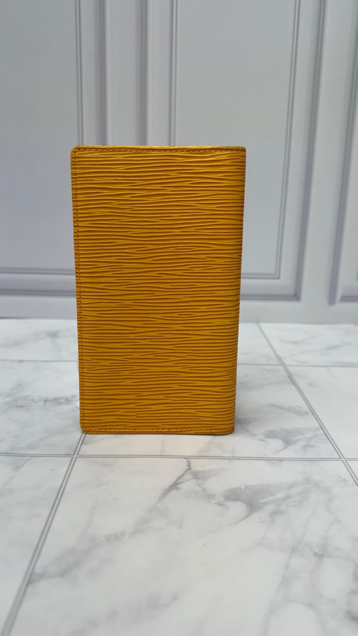 Louis Vuitton Yellow Epi Long Wallet