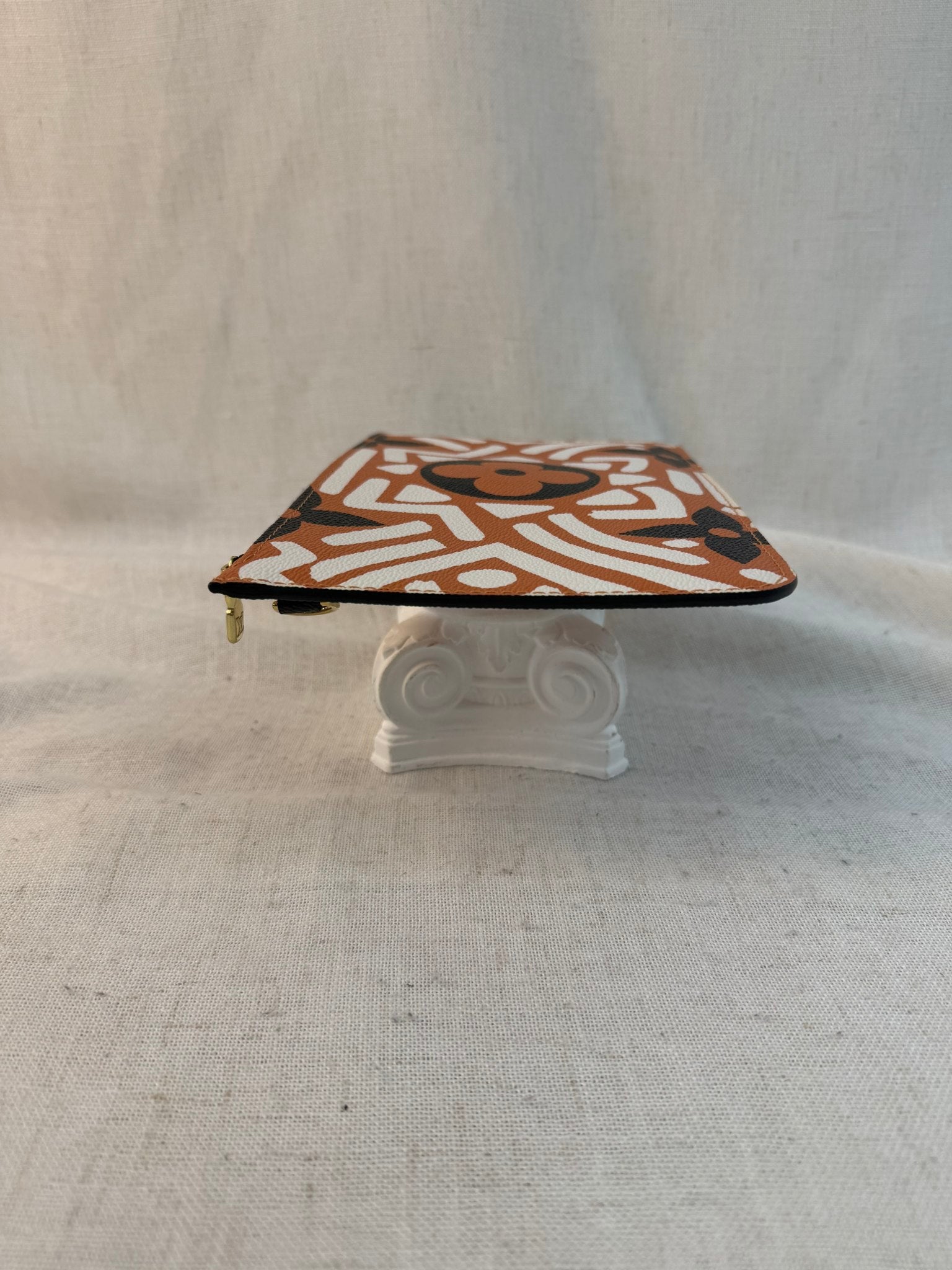 Louis Vuitton Multicolor Leather Crafty Neverfull Pouch