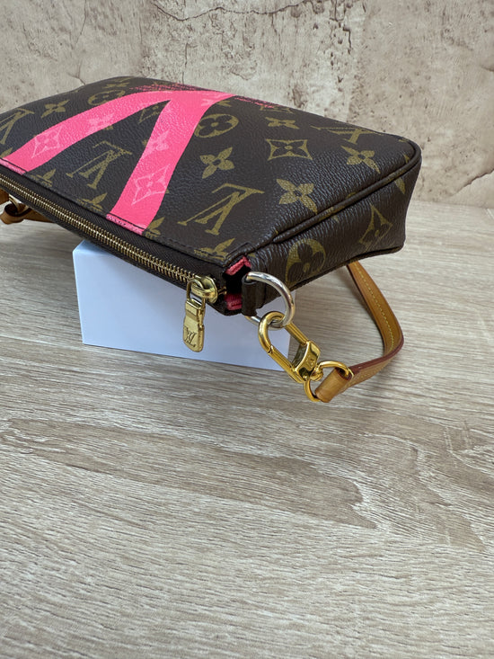 Louis Vuitton Monogram V Line Pochette Shoulder Bag