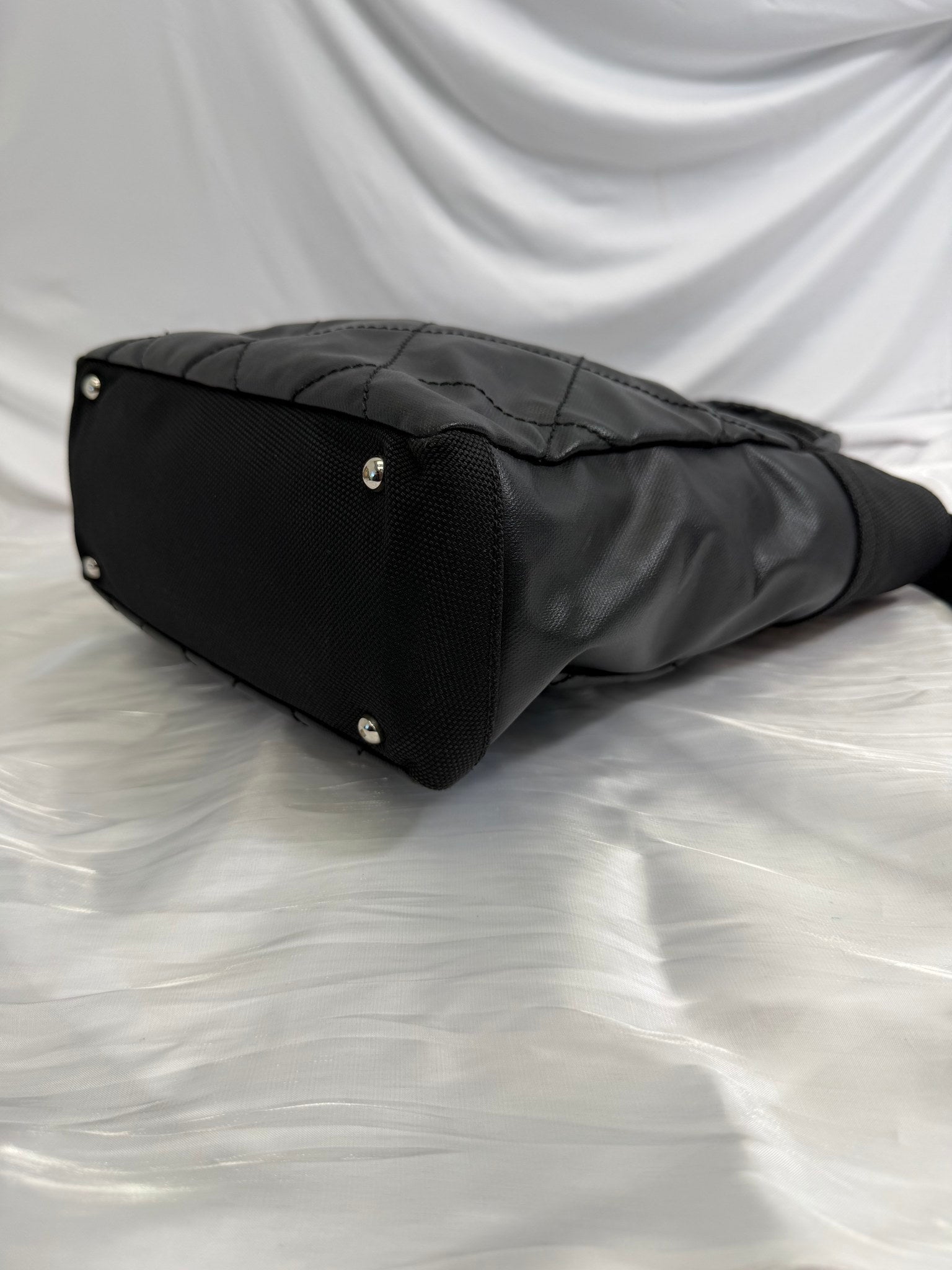 Chanel Black Quilted Paris Biarritz Tote Bag PM