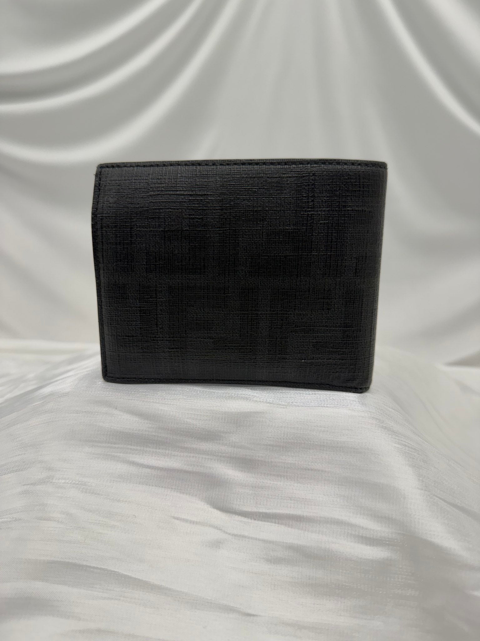 Fendi Black Zucca Coated Canvas Bifold