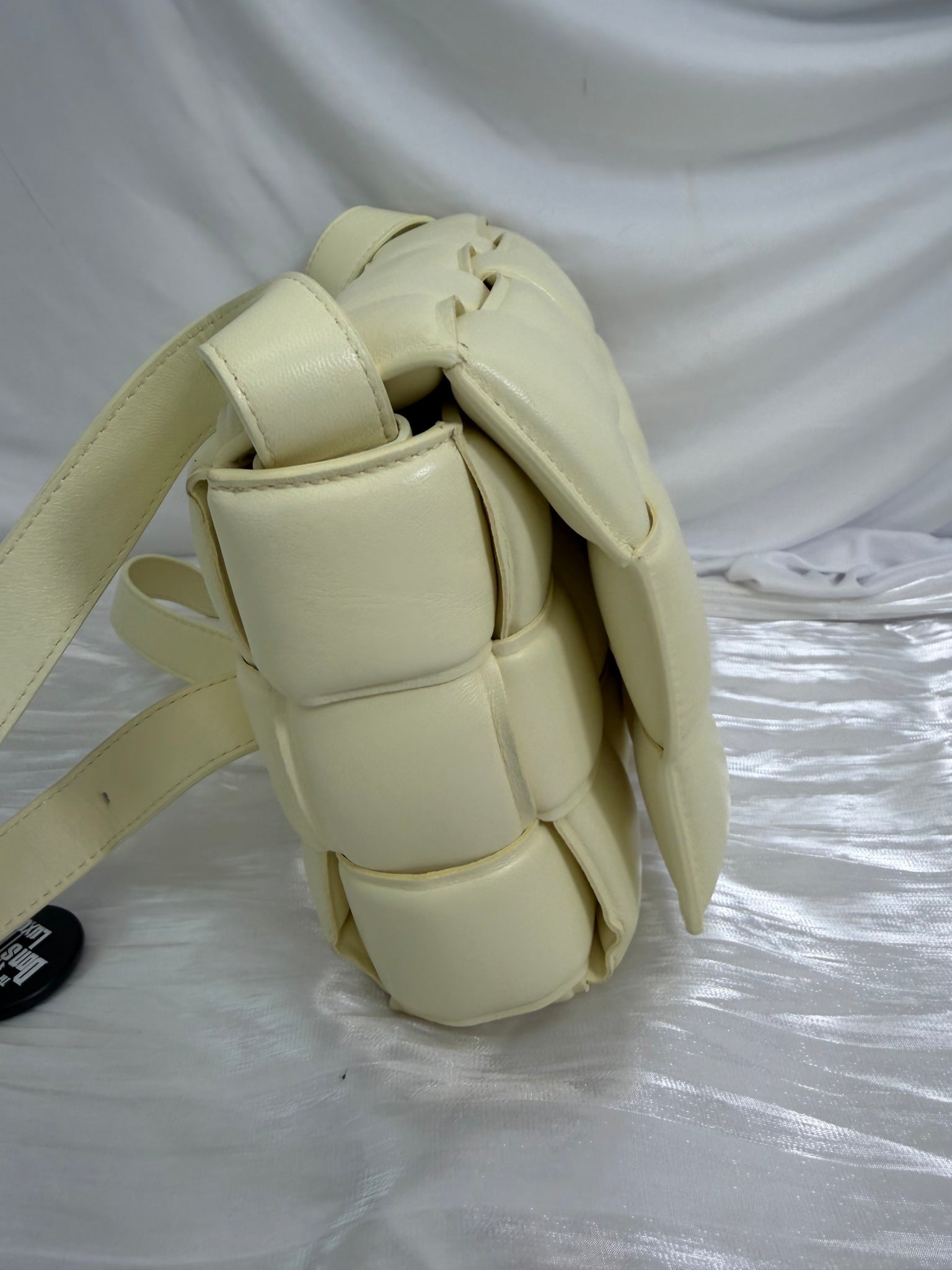 Bottega Veneta Butter Yellow Leather Padded Cassette Crossbody 