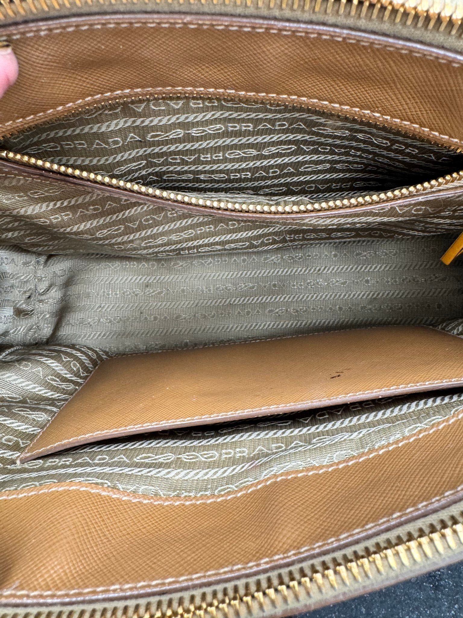 Prada Brown Saffiano Leather Women's Galleria Bag