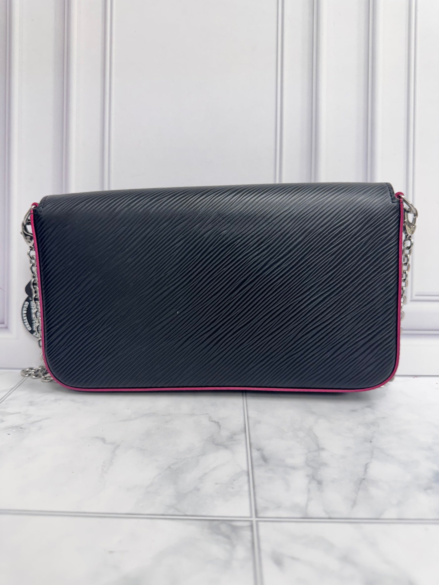 Louis Vuitton Black Epi Leather Pochette Felicie