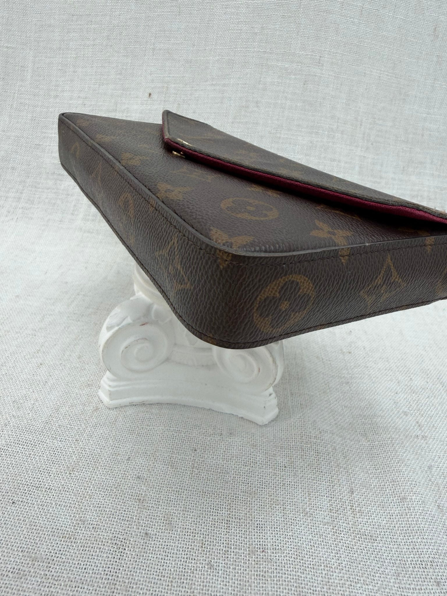 Louis Vuitton Monogram & Fuchsia Felicie Pochette