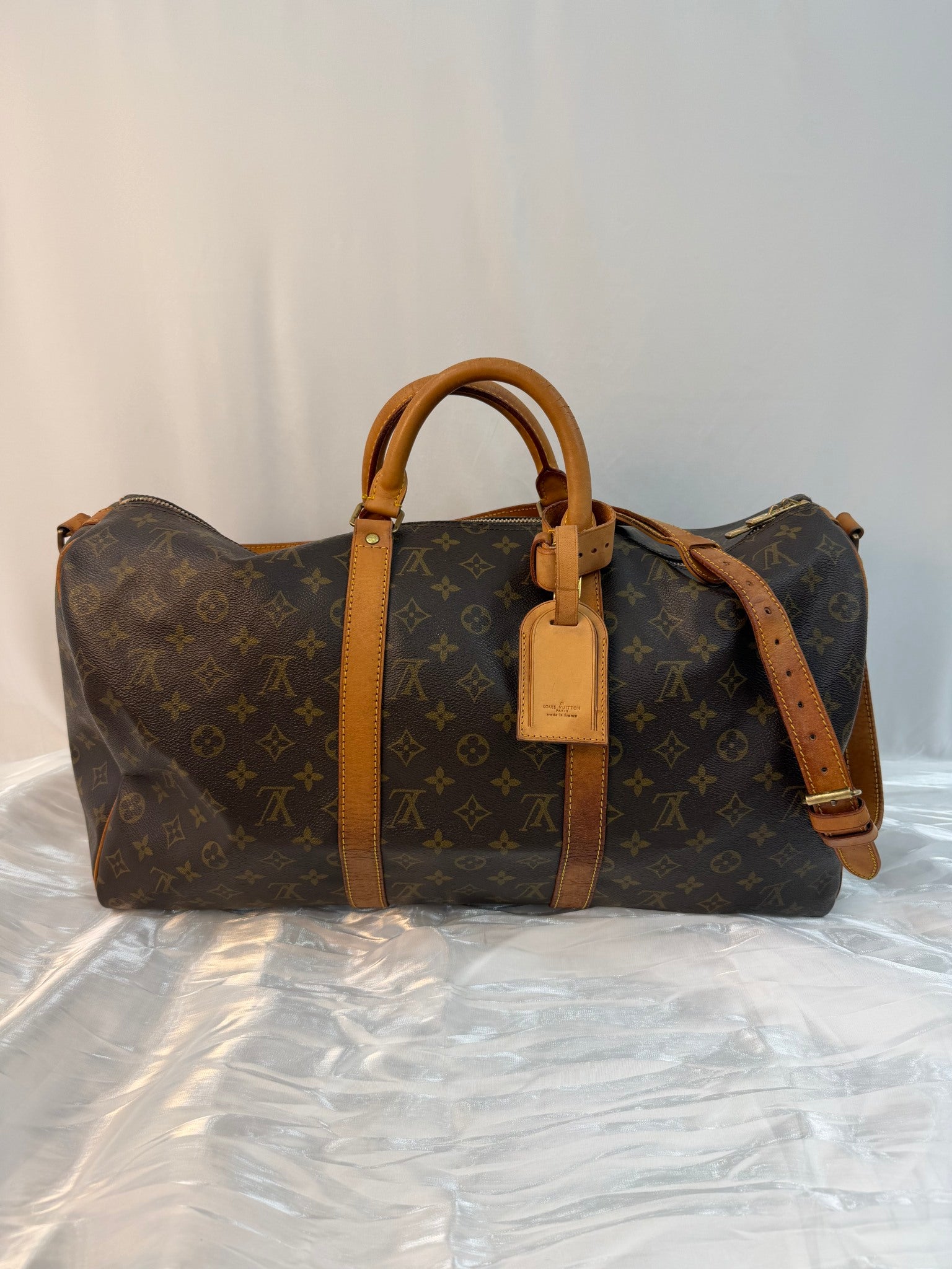 Louis Vuitton Monogram Keepall Bandolier 50