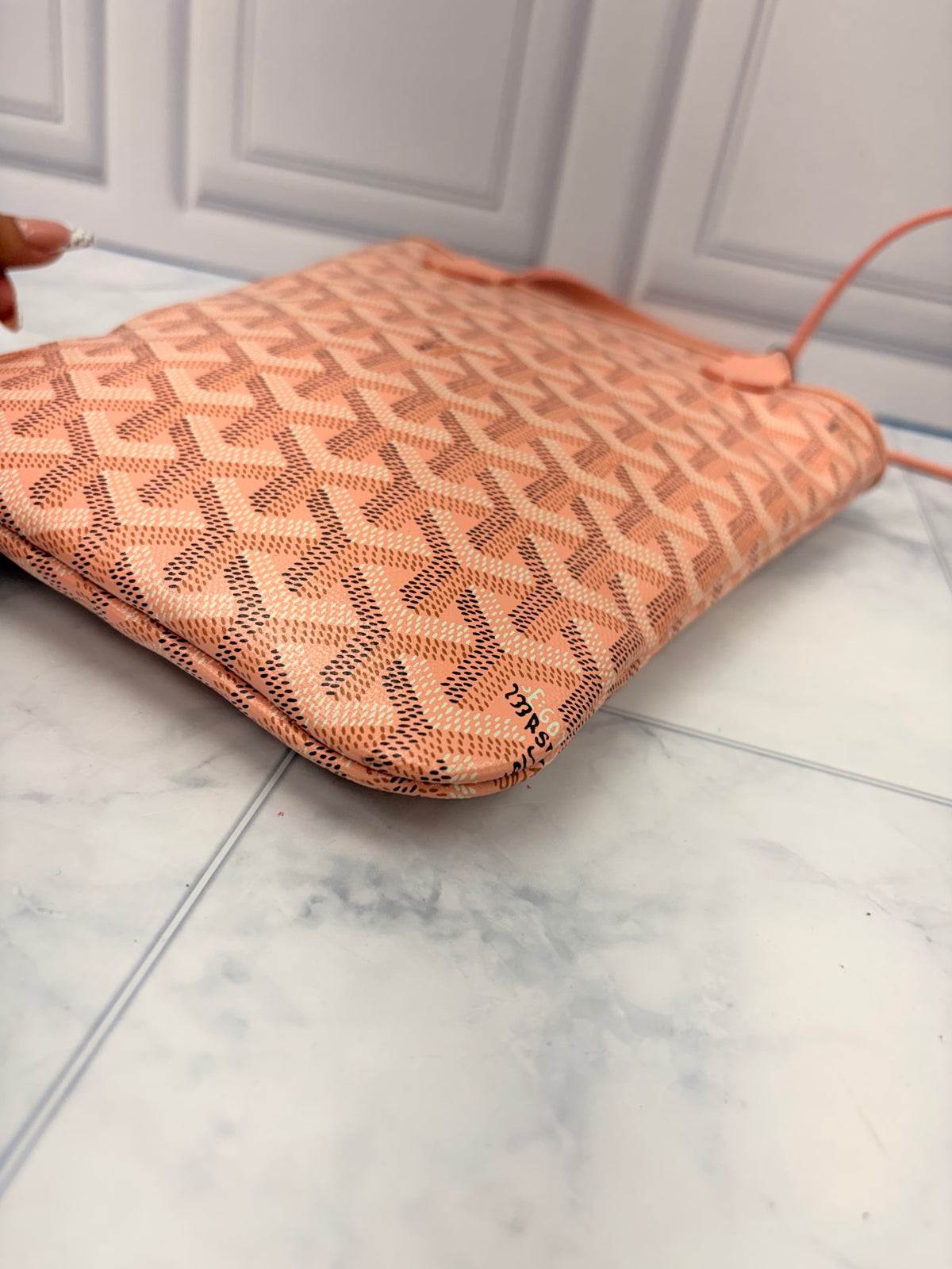 LIKE NEW - Goyard Pink Goyardine Poitiers Claire Voie