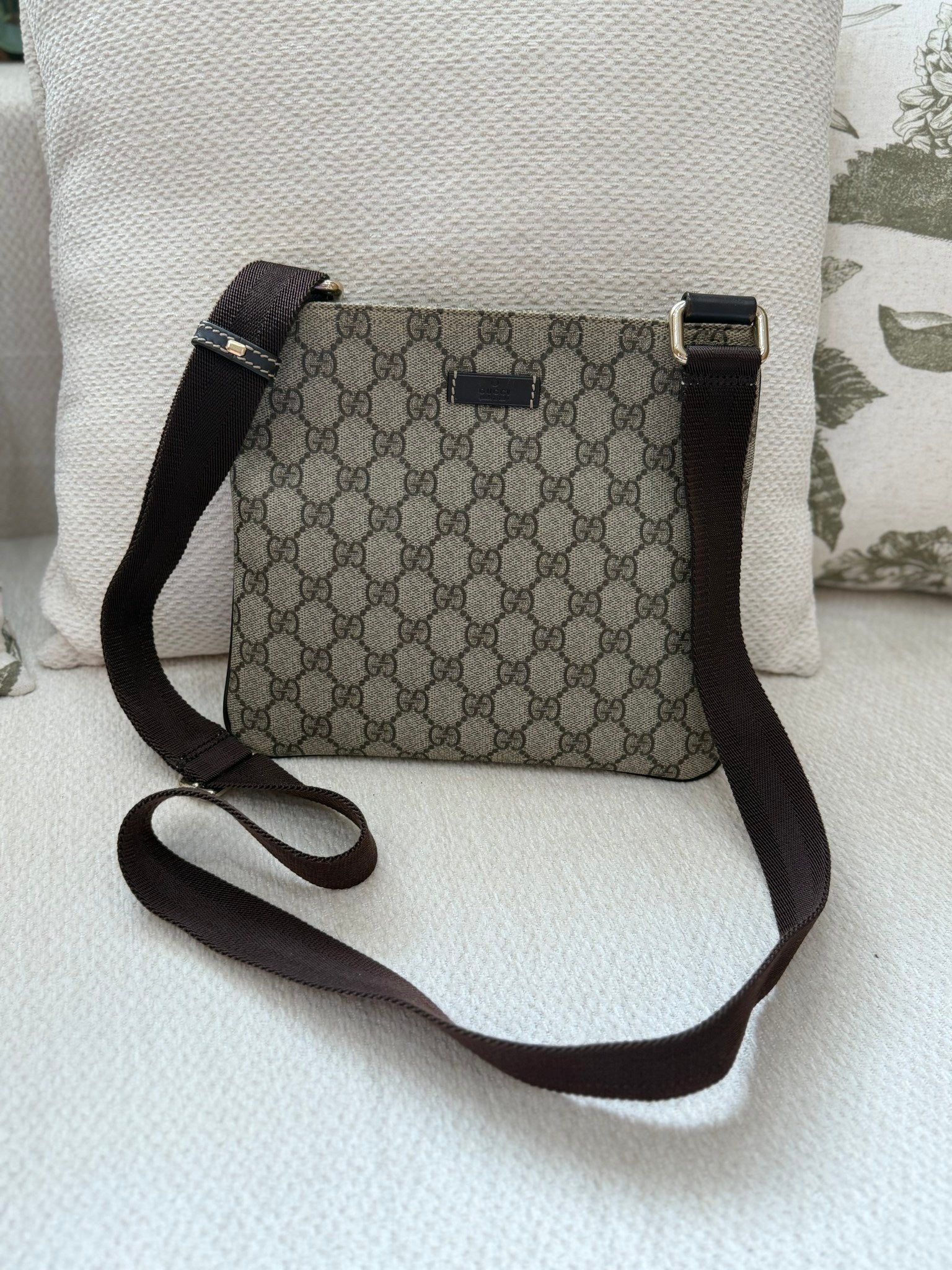 Gucci GG Supreme Canvas Crossbody Bag