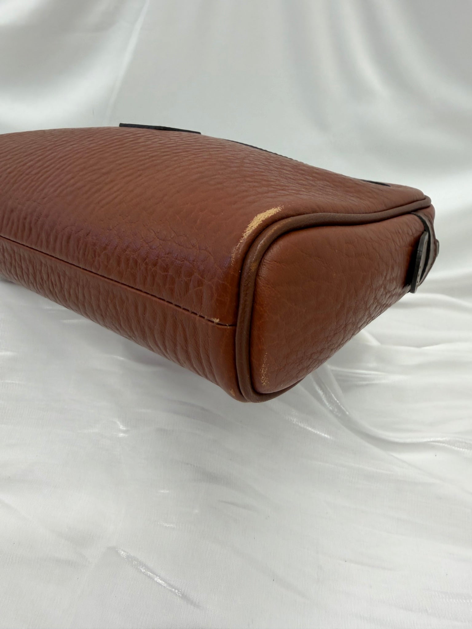 Burberry Vintage Brown Leather Pouch