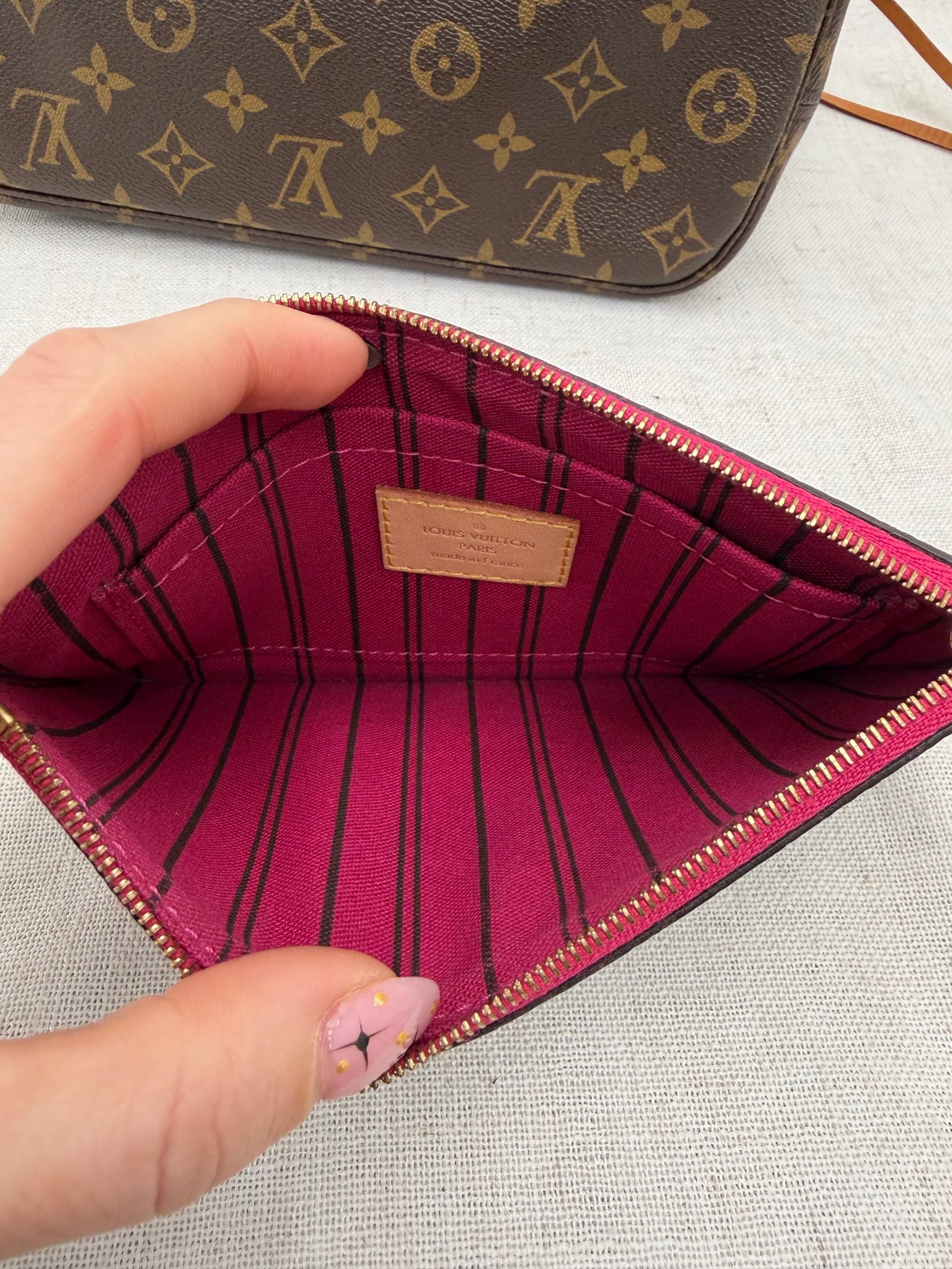 Louis Vuitton Monogram Neverfull PM & Pouch 