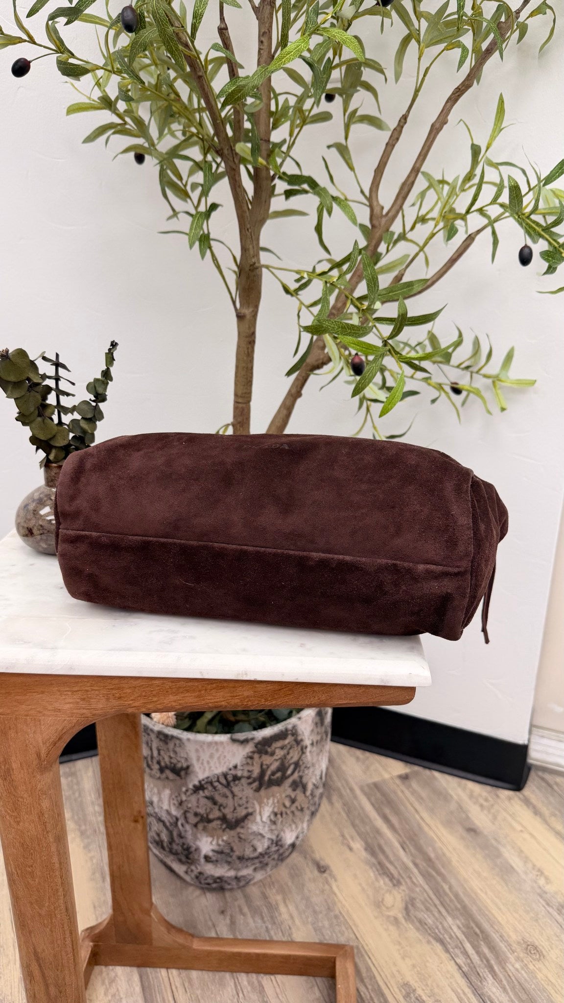 Prada Brown Suede Bag