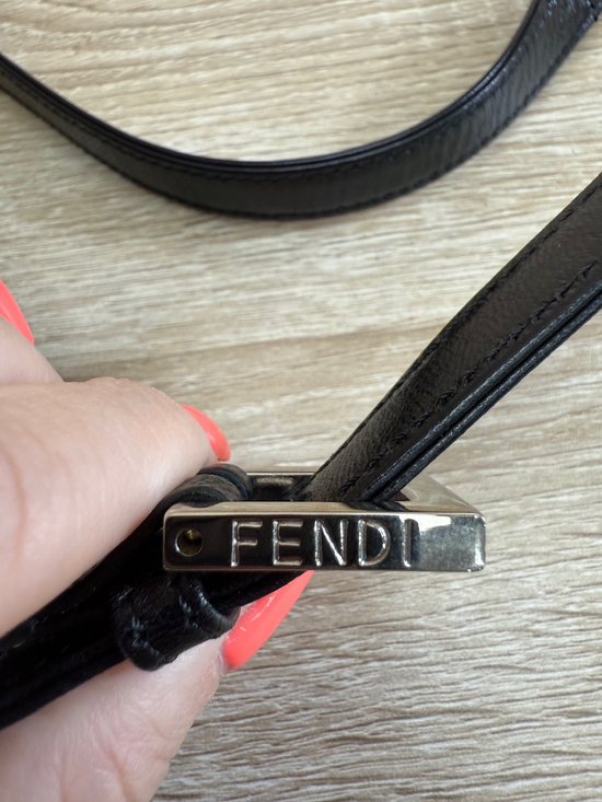 Fendi Black Nylon Shoulder Bag