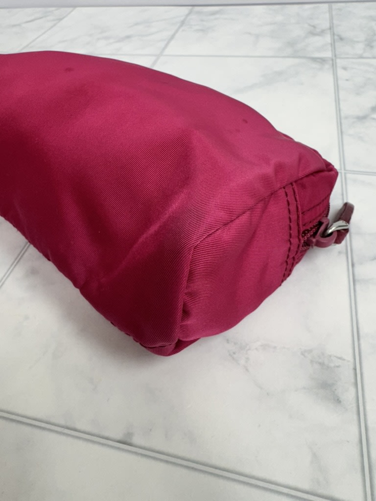 Prada Pink Nylon Small Pouch