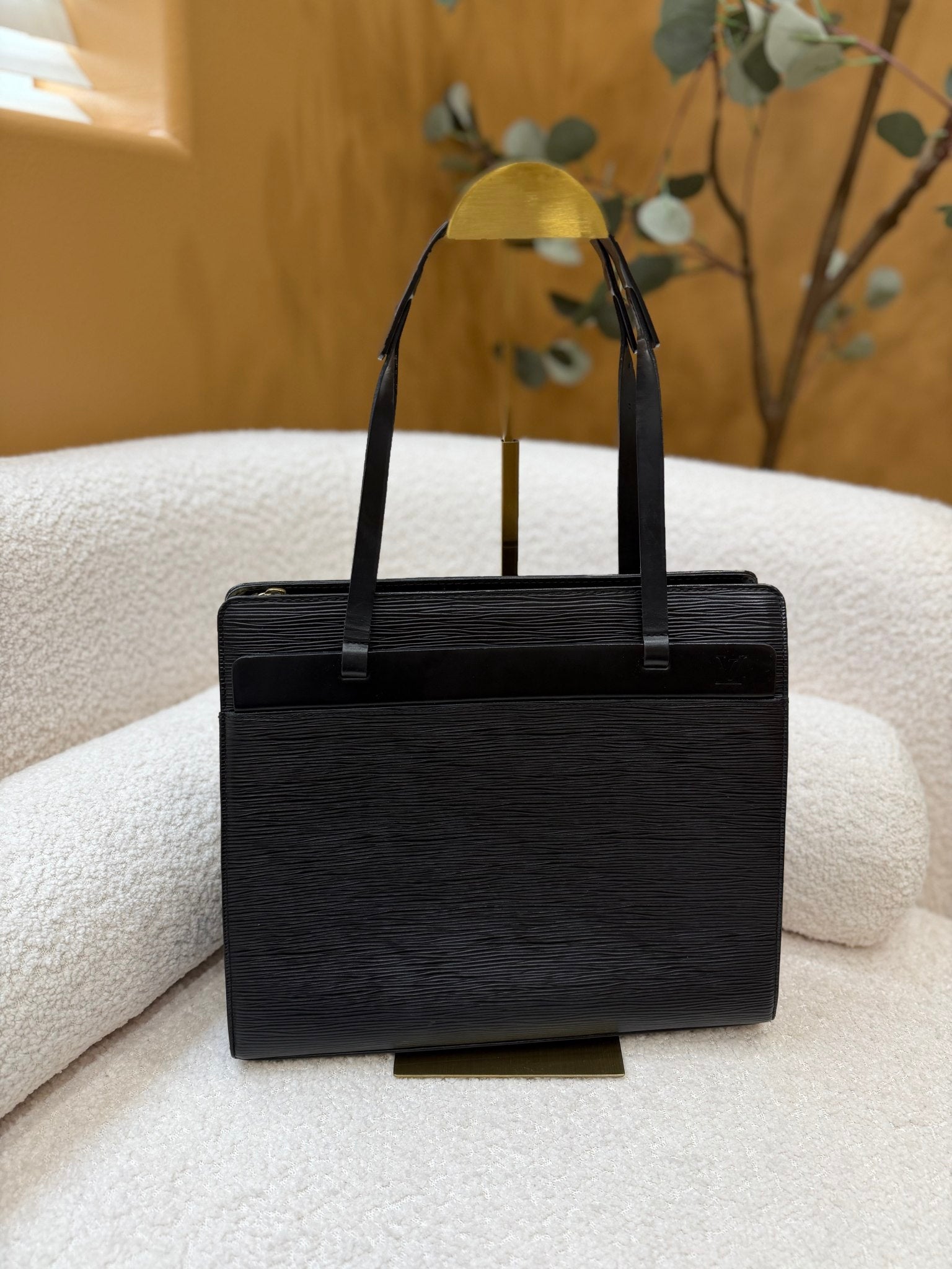 Louis Vuitton Black Epi Leather Crosette PM Bag