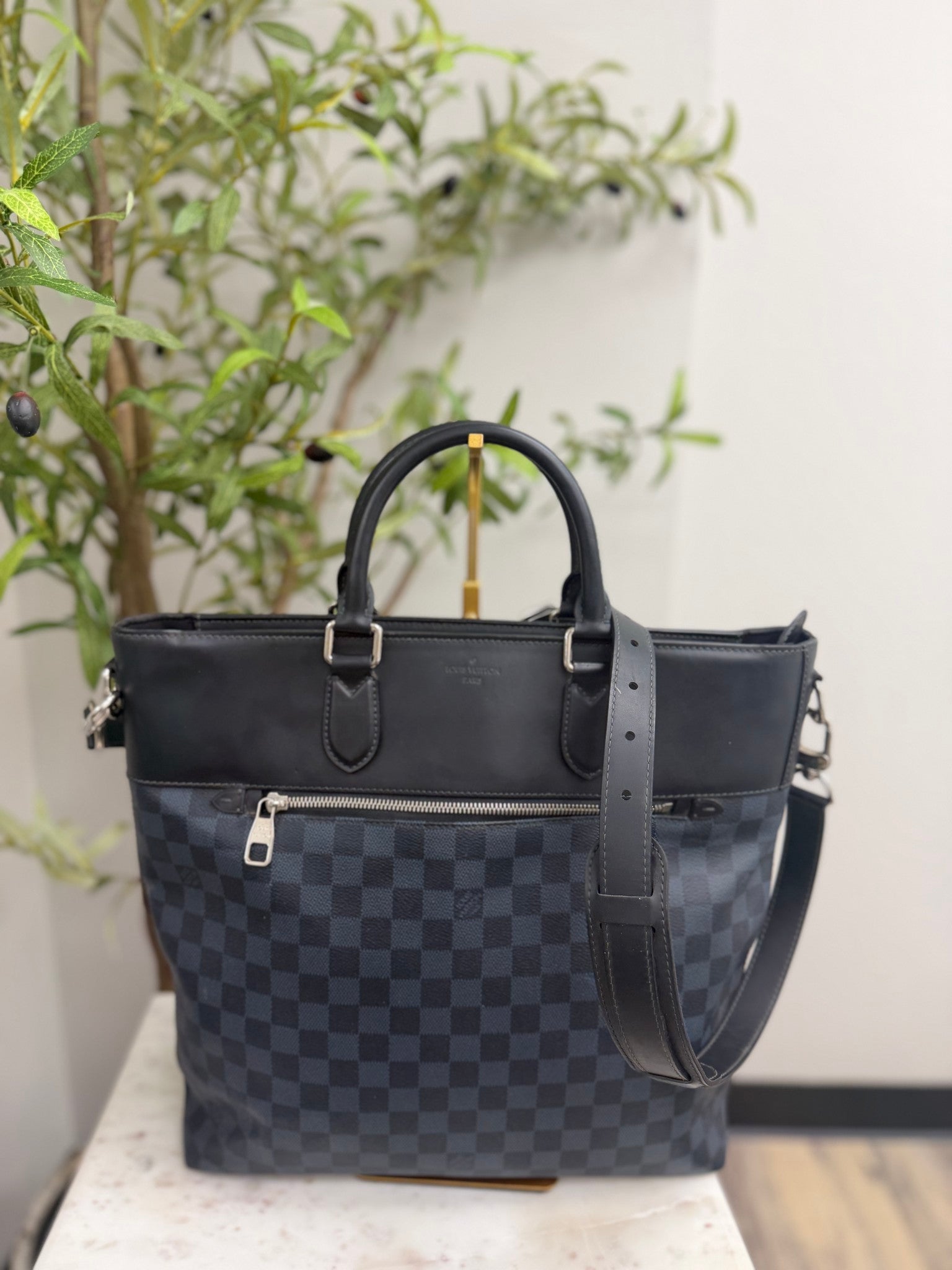 Louis Vuitton Damier Cobalt Newport Tote