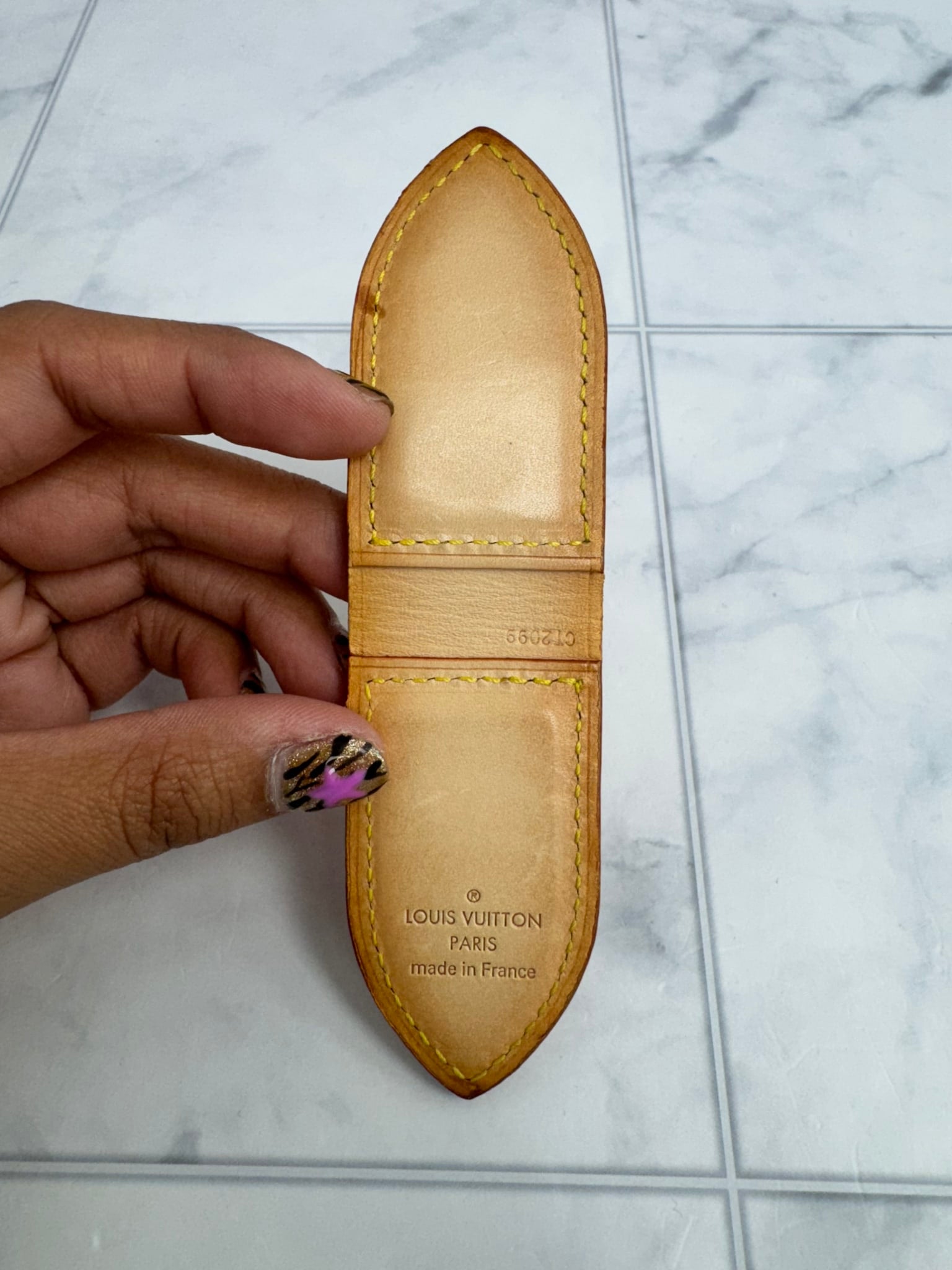 Louis Vuitton Vachetta Leather Magnetic Money Clip