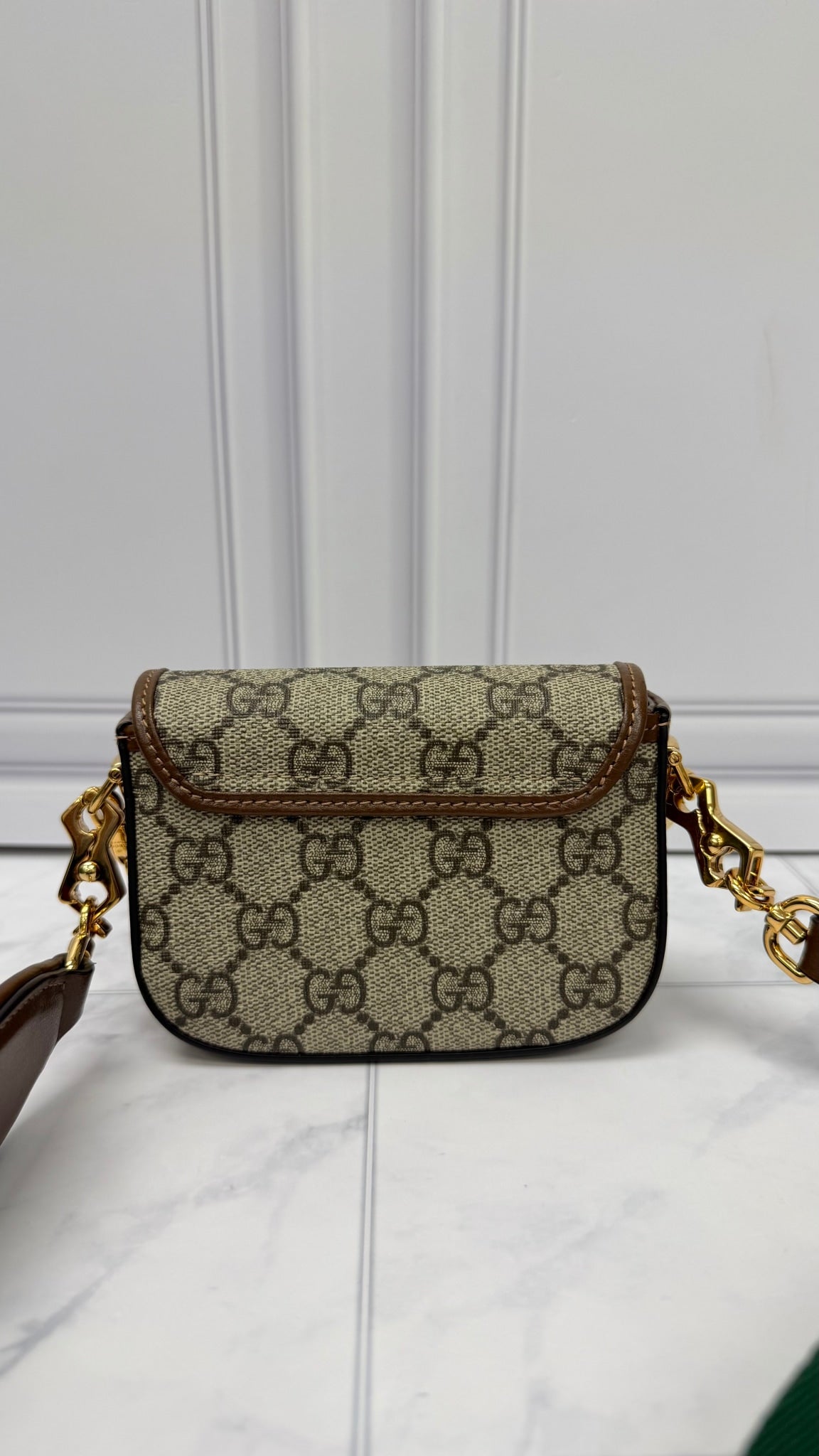 BRAND NEW - Gucci GG Supreme Horsebit 1955 Mini Crossbody Bag